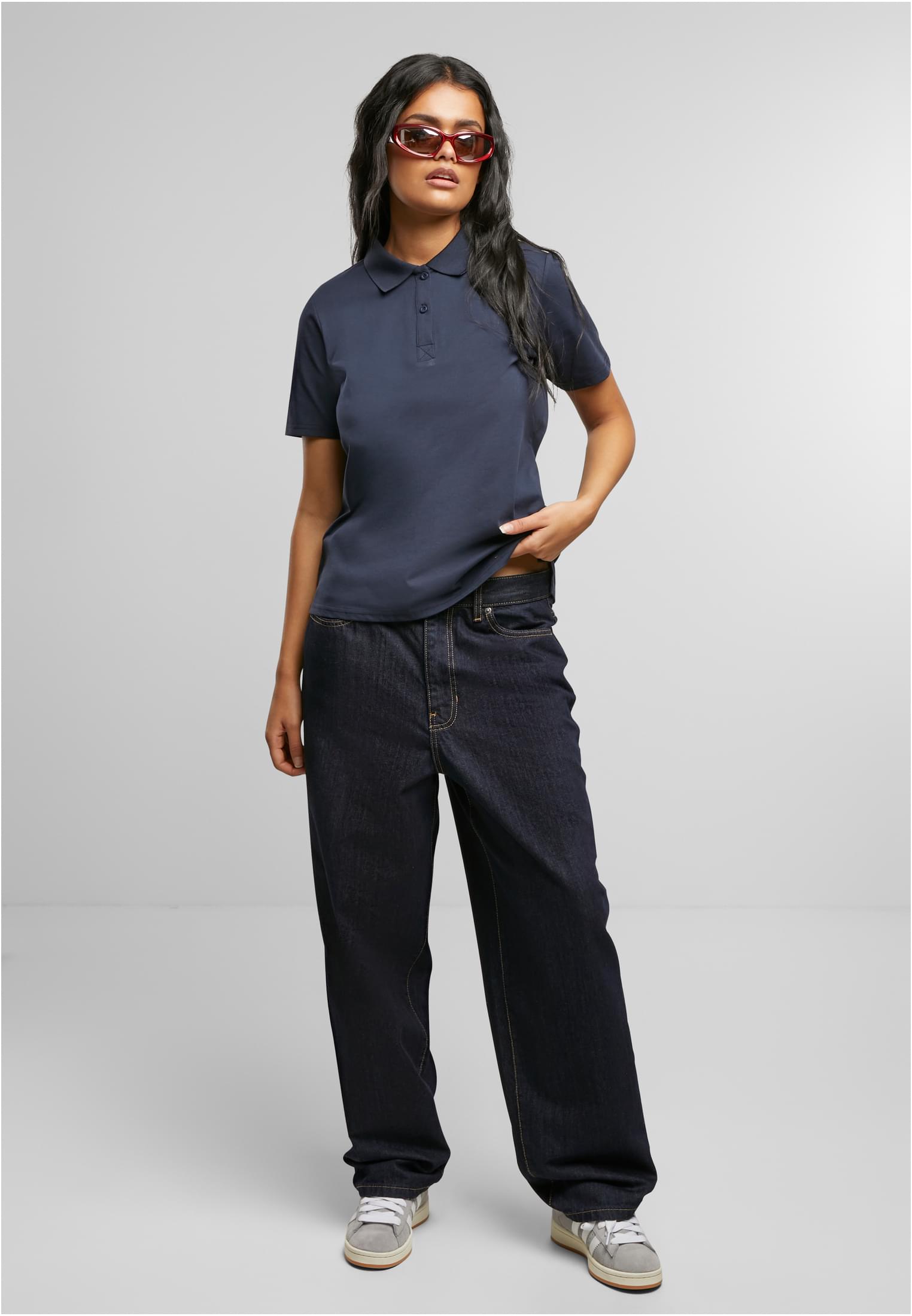 Ladies Sorona Polo Tee | navy