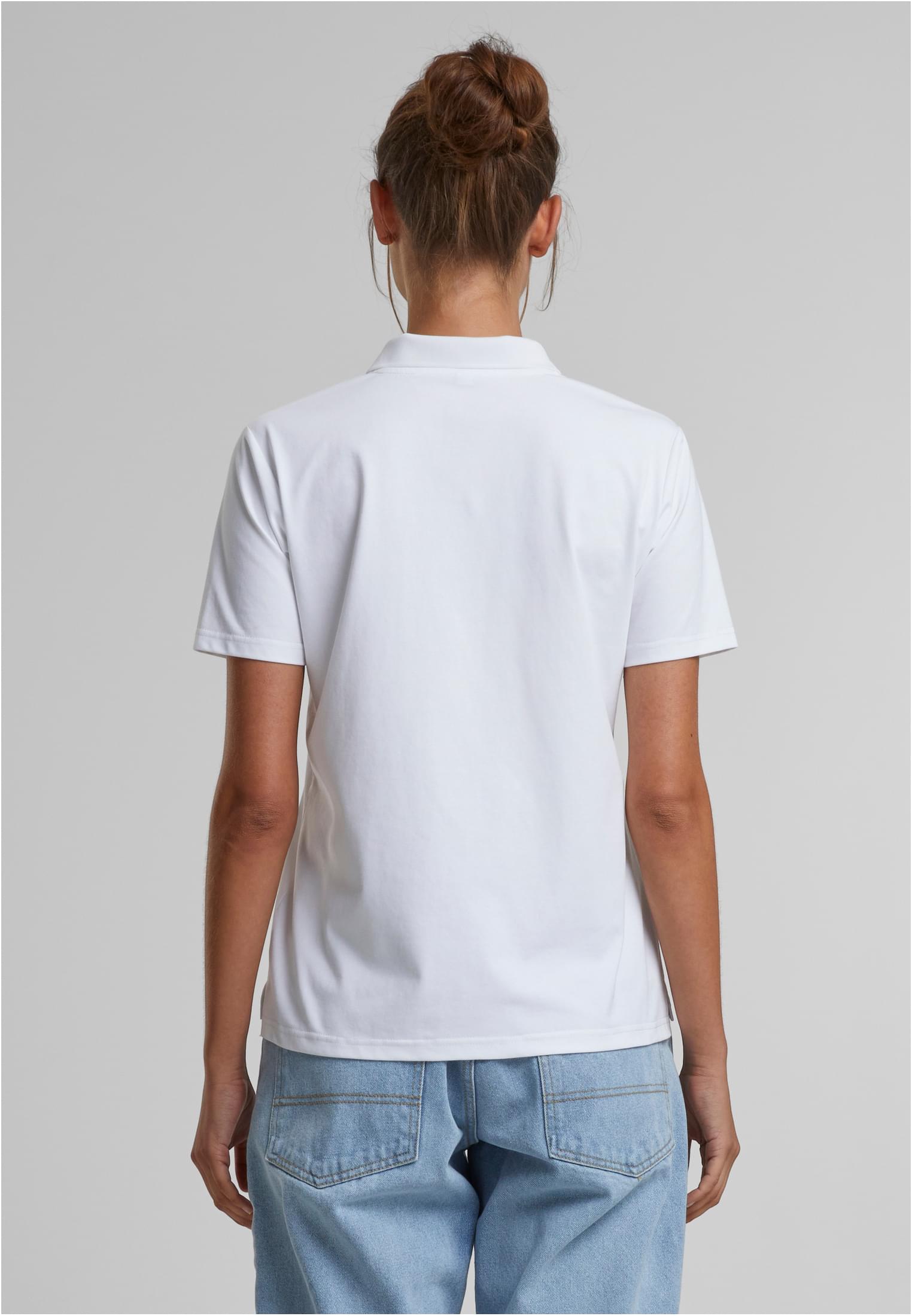 Ladies Sorona Polo Tee | white