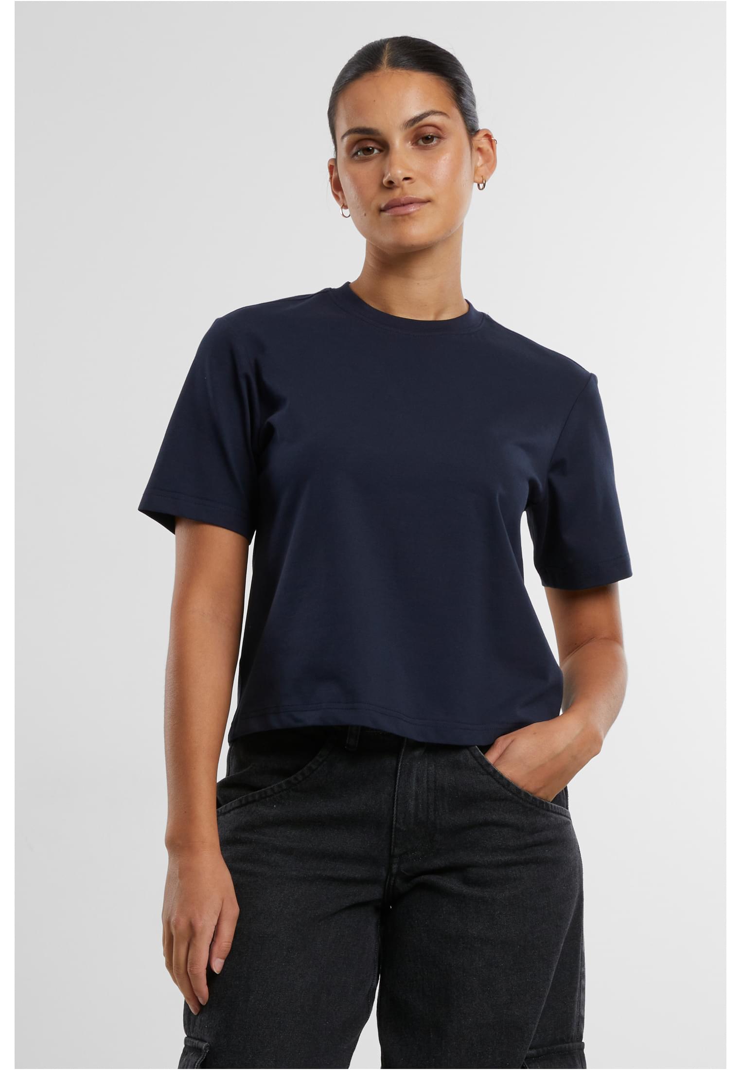 Ladies Sorona Loose Fit Tee | navy