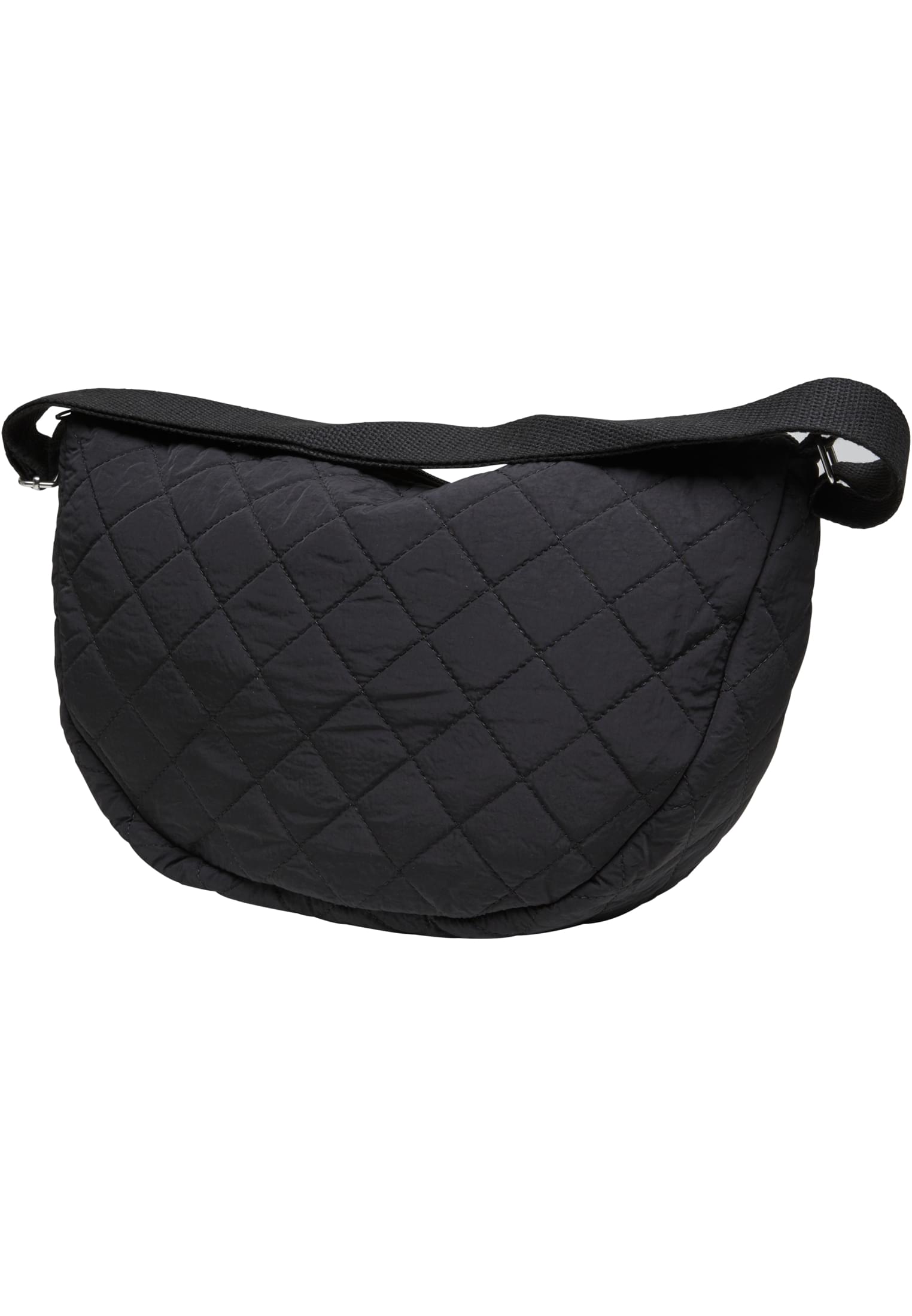 Medium Diamond Quilted Bag | black