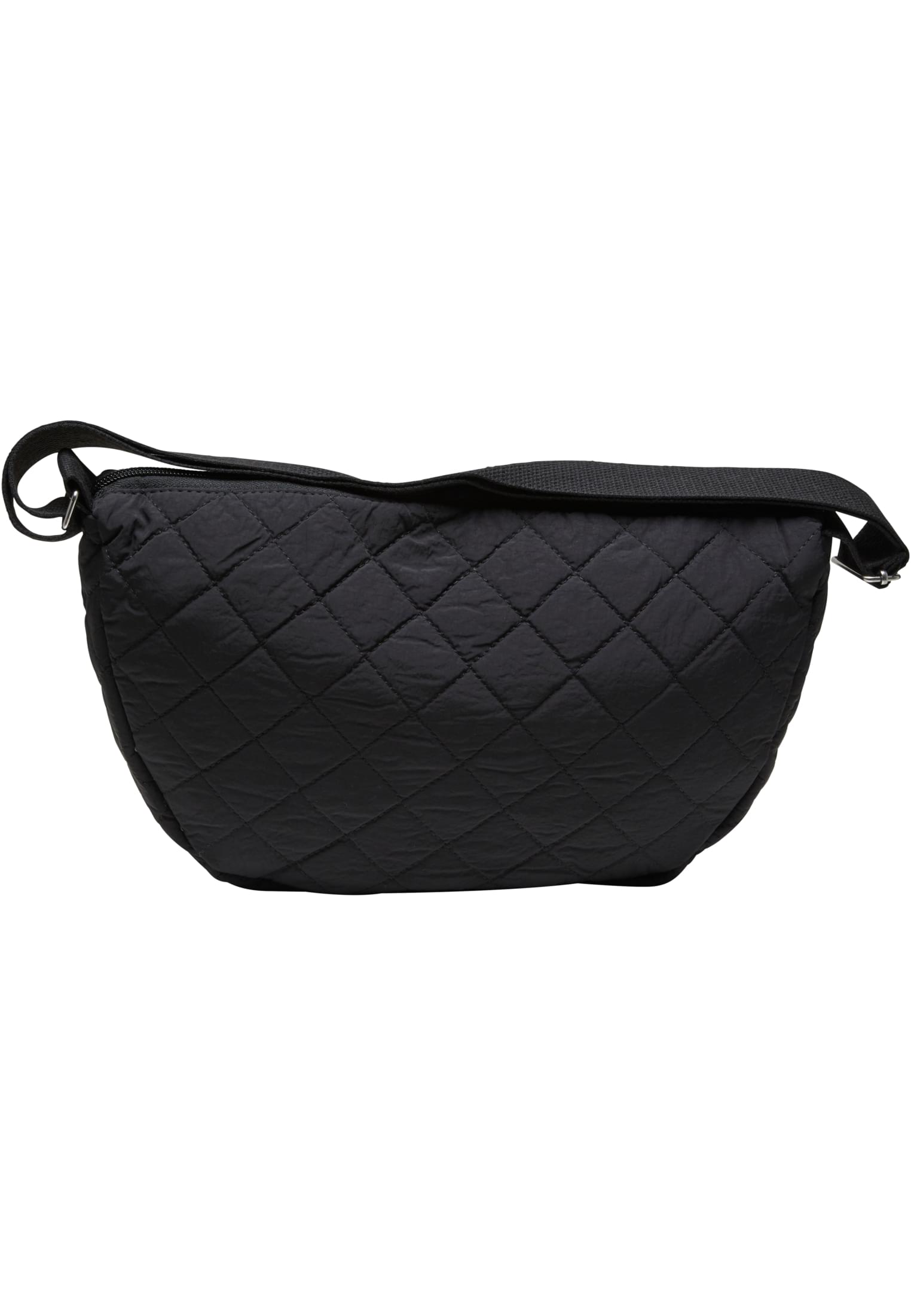 Medium Diamond Quilted Bag | black