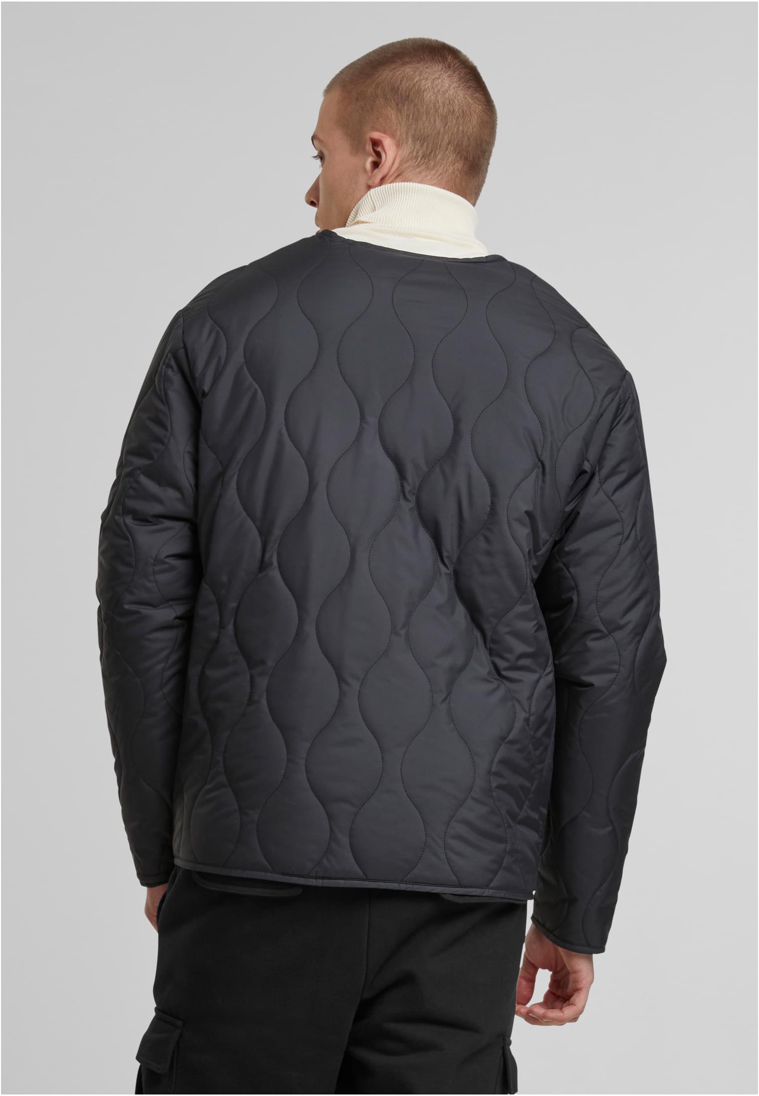 Padded Quilting Jacket | black