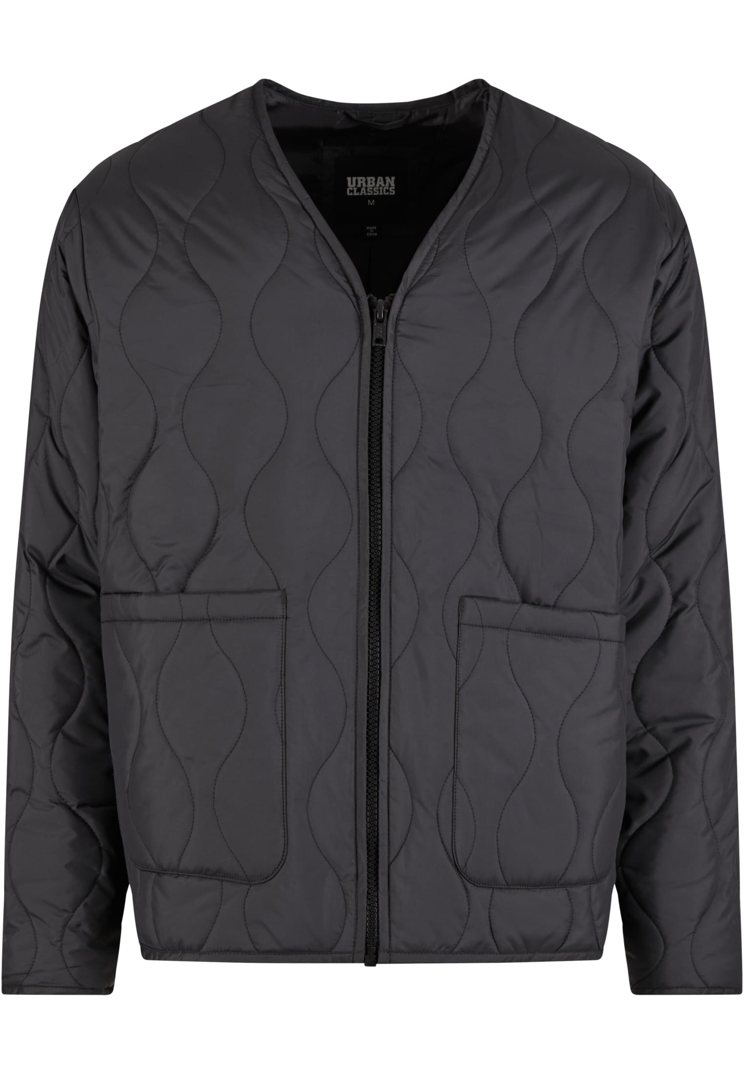 Padded Quilting Jacket | black