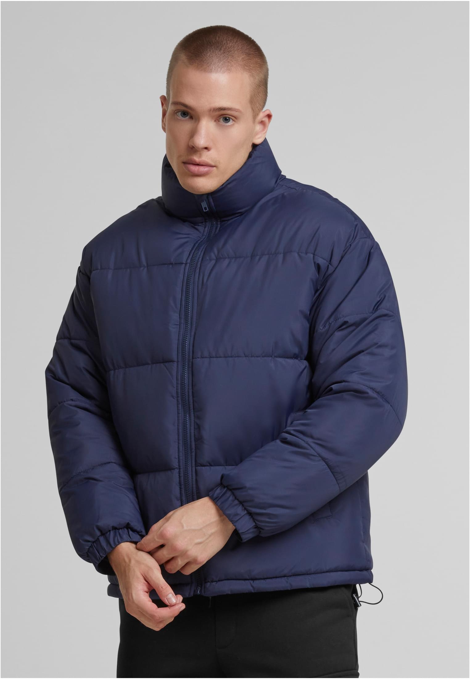 Basic Puffer Jacket | navy