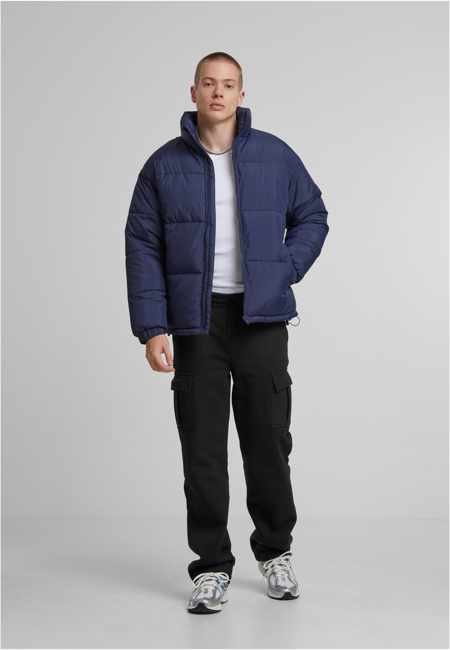 Basic Puffer Jacket | navy