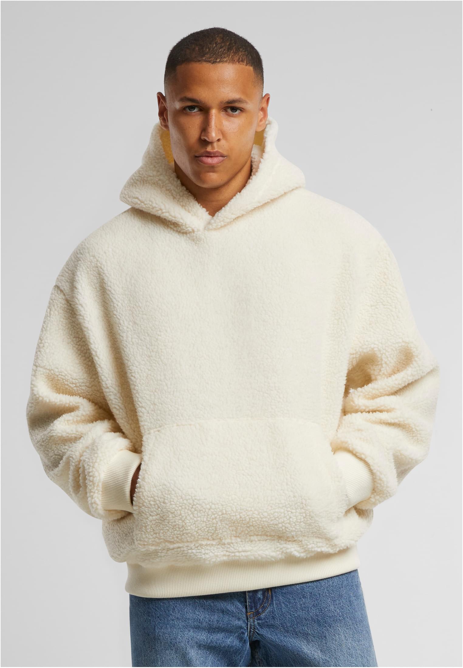 Oversized Teddy Hoody | whitesand