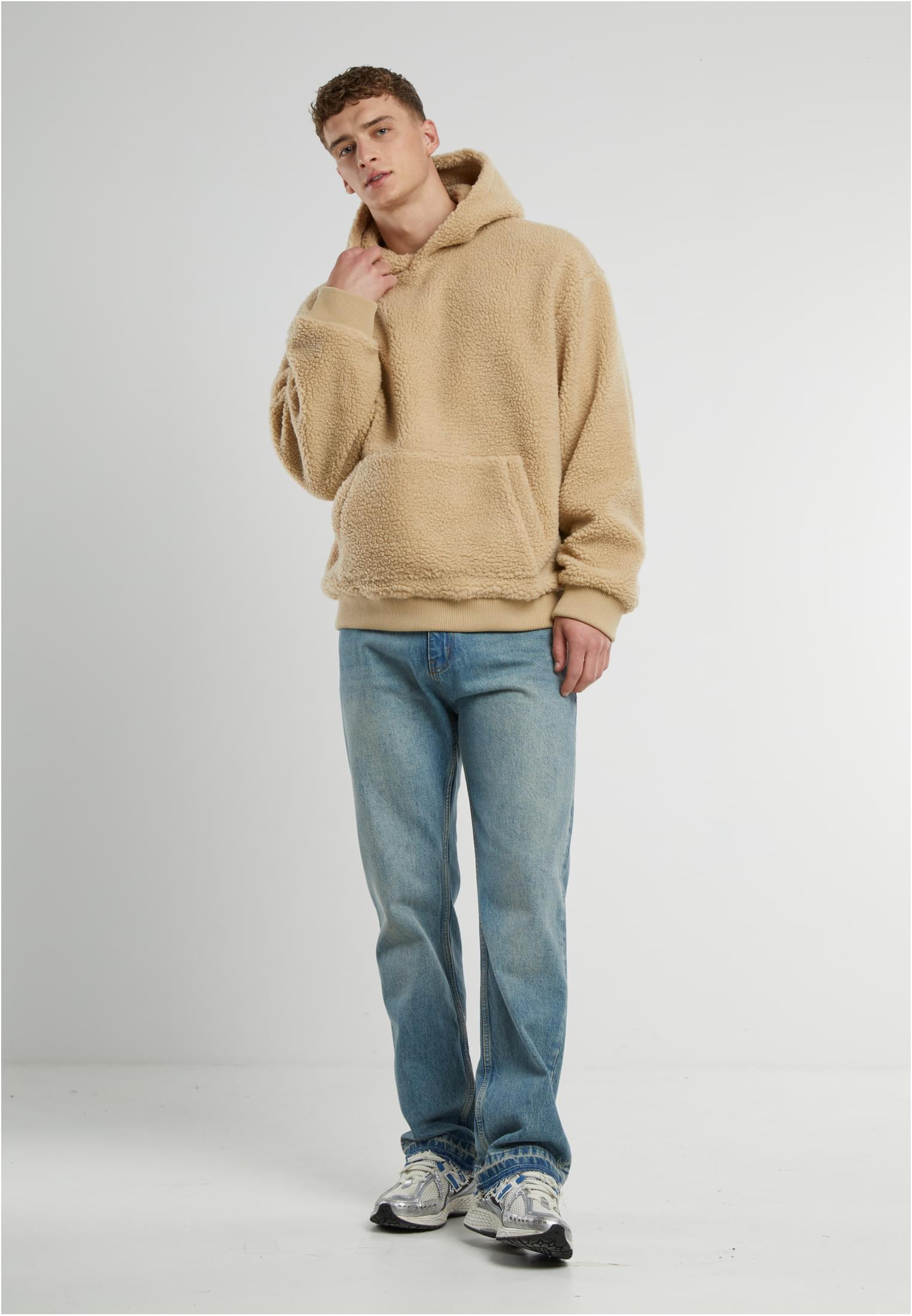 Oversized Teddy Hoody | unionbeige