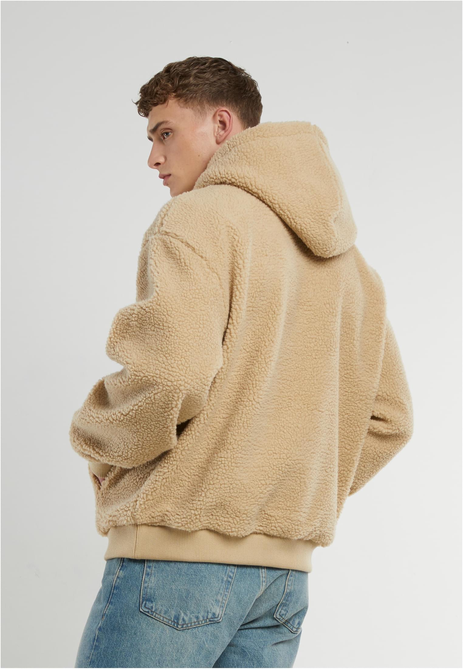 Oversized Teddy Hoody | unionbeige