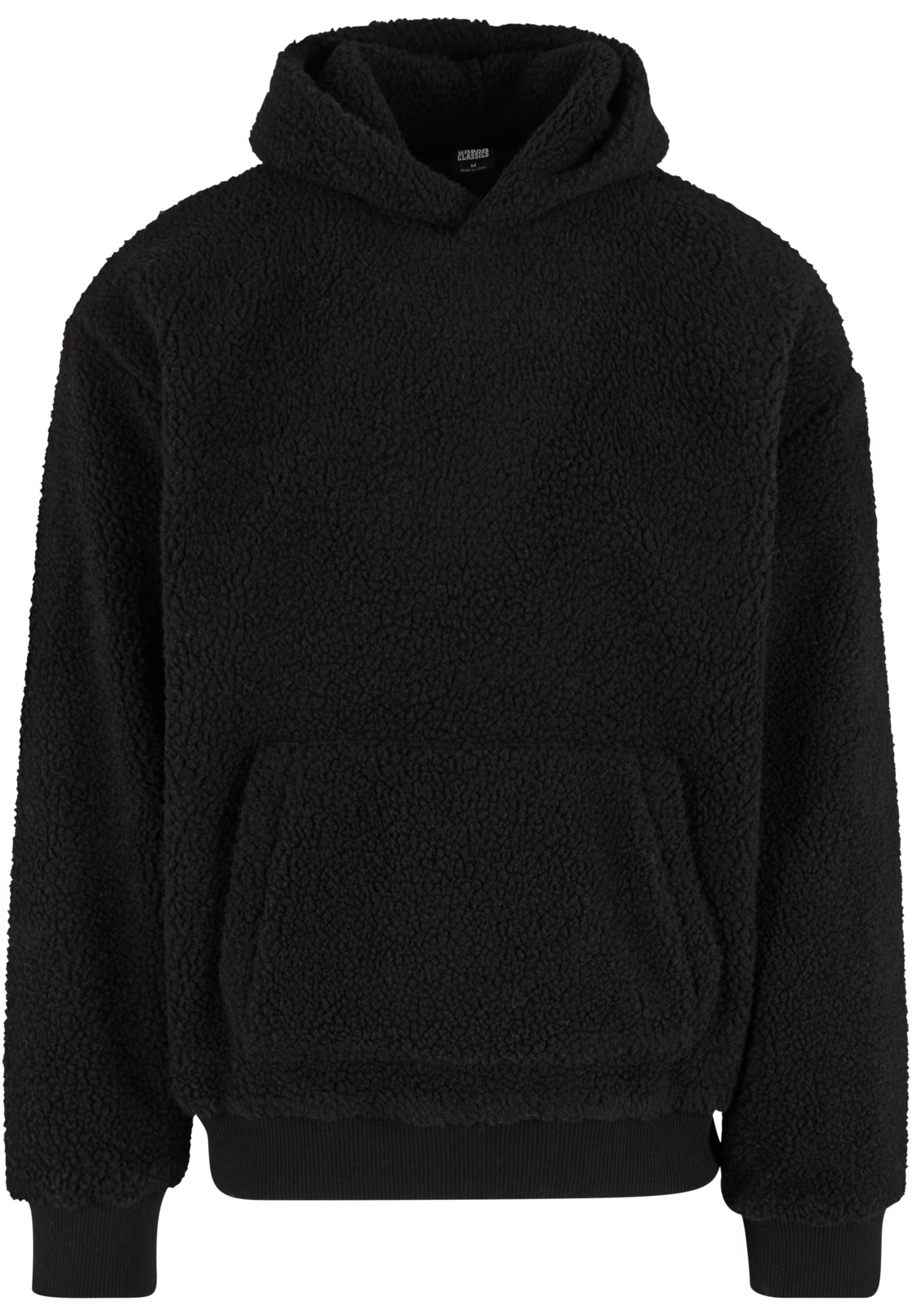 Oversized Teddy Hoody | black