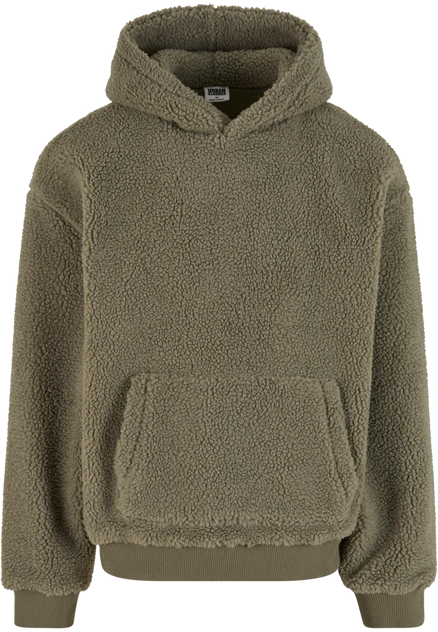 Oversized Teddy Hoody | palegreen