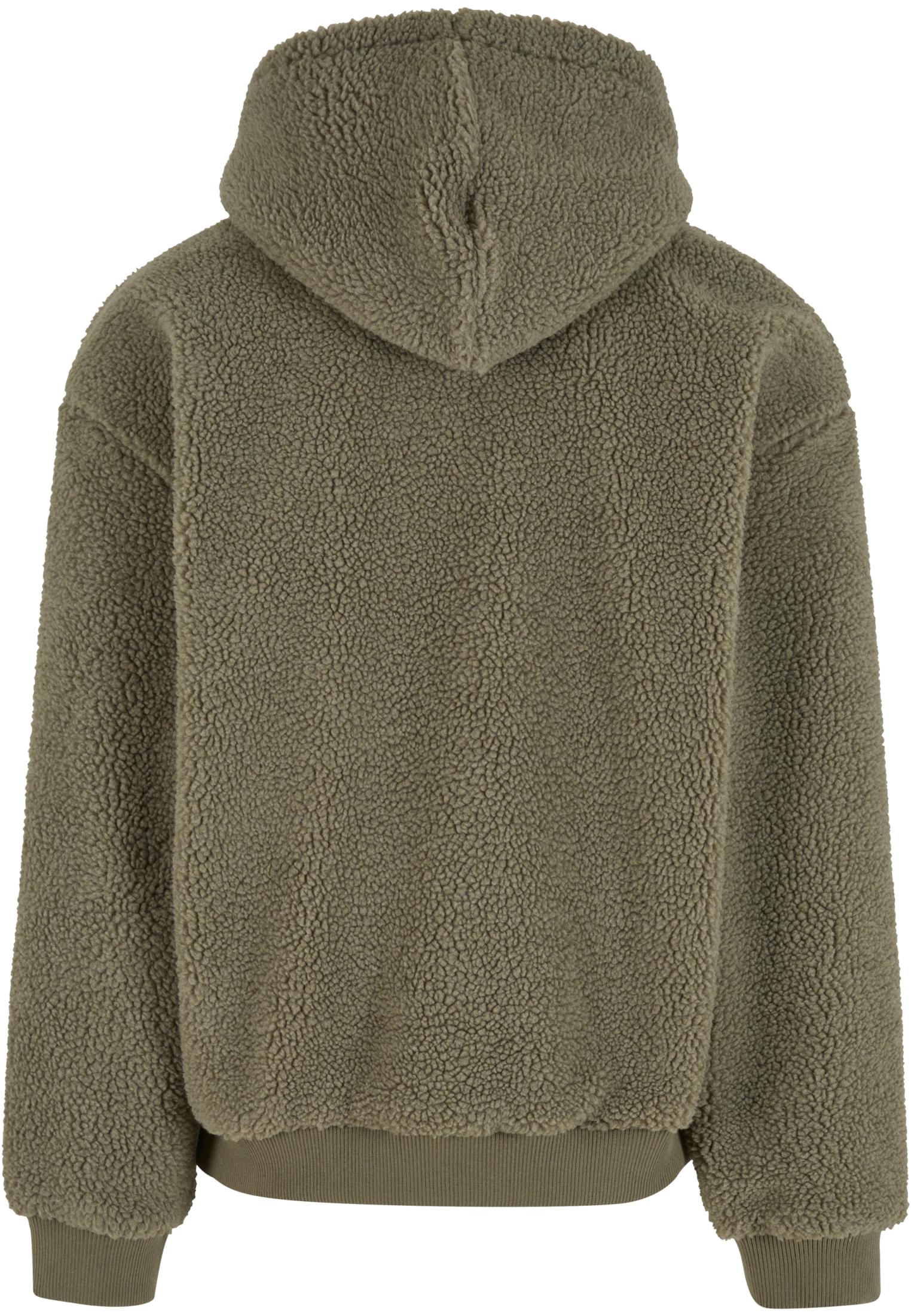 Oversized Teddy Hoody | palegreen