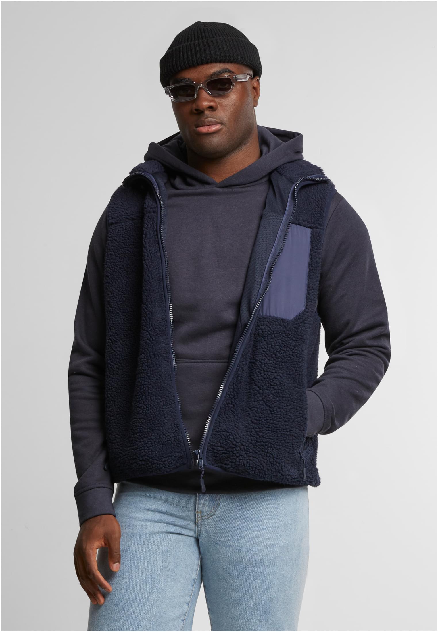 Basic Essential Hoody | navy