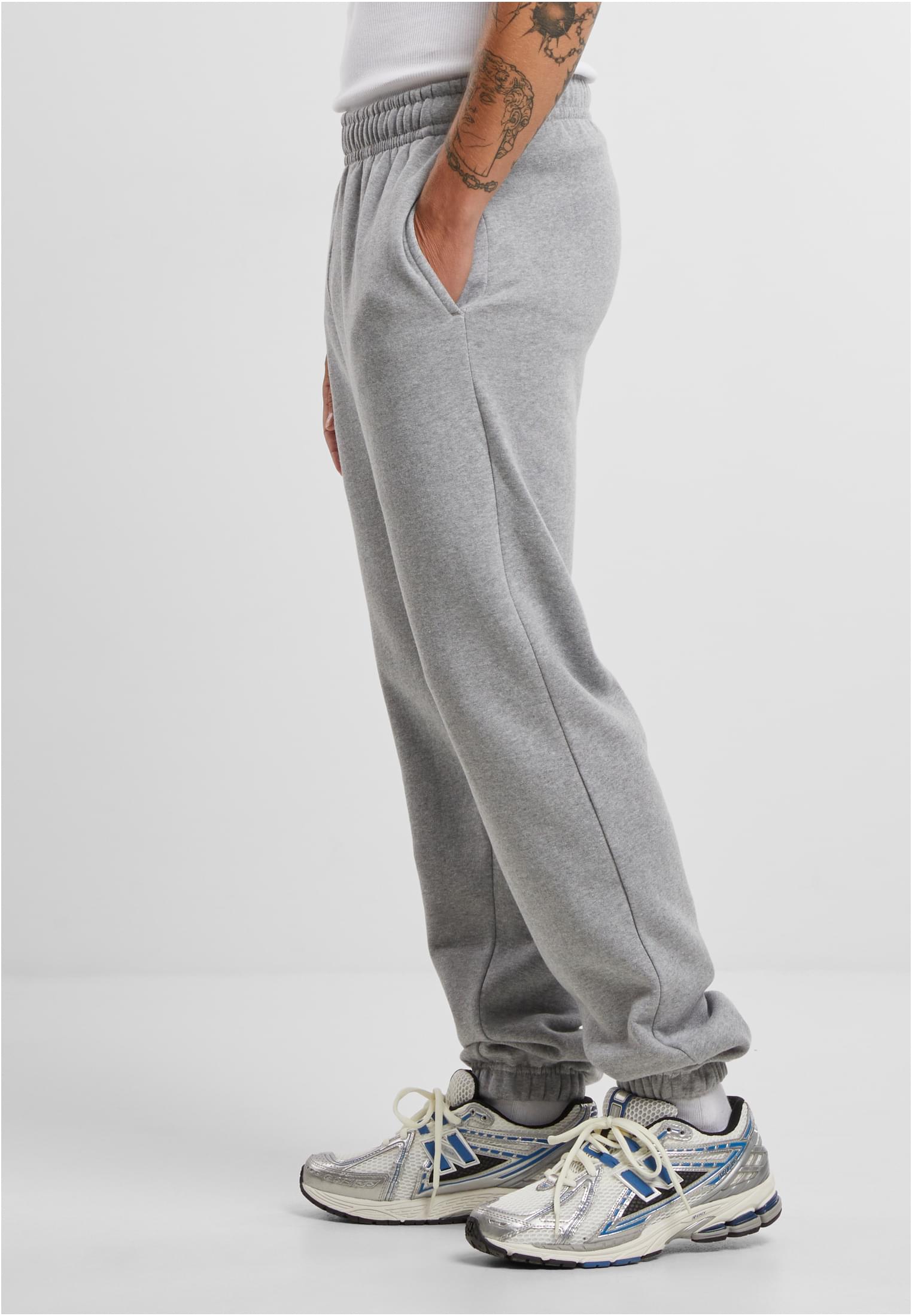 Basic Essential Sweatpants | heathergrey