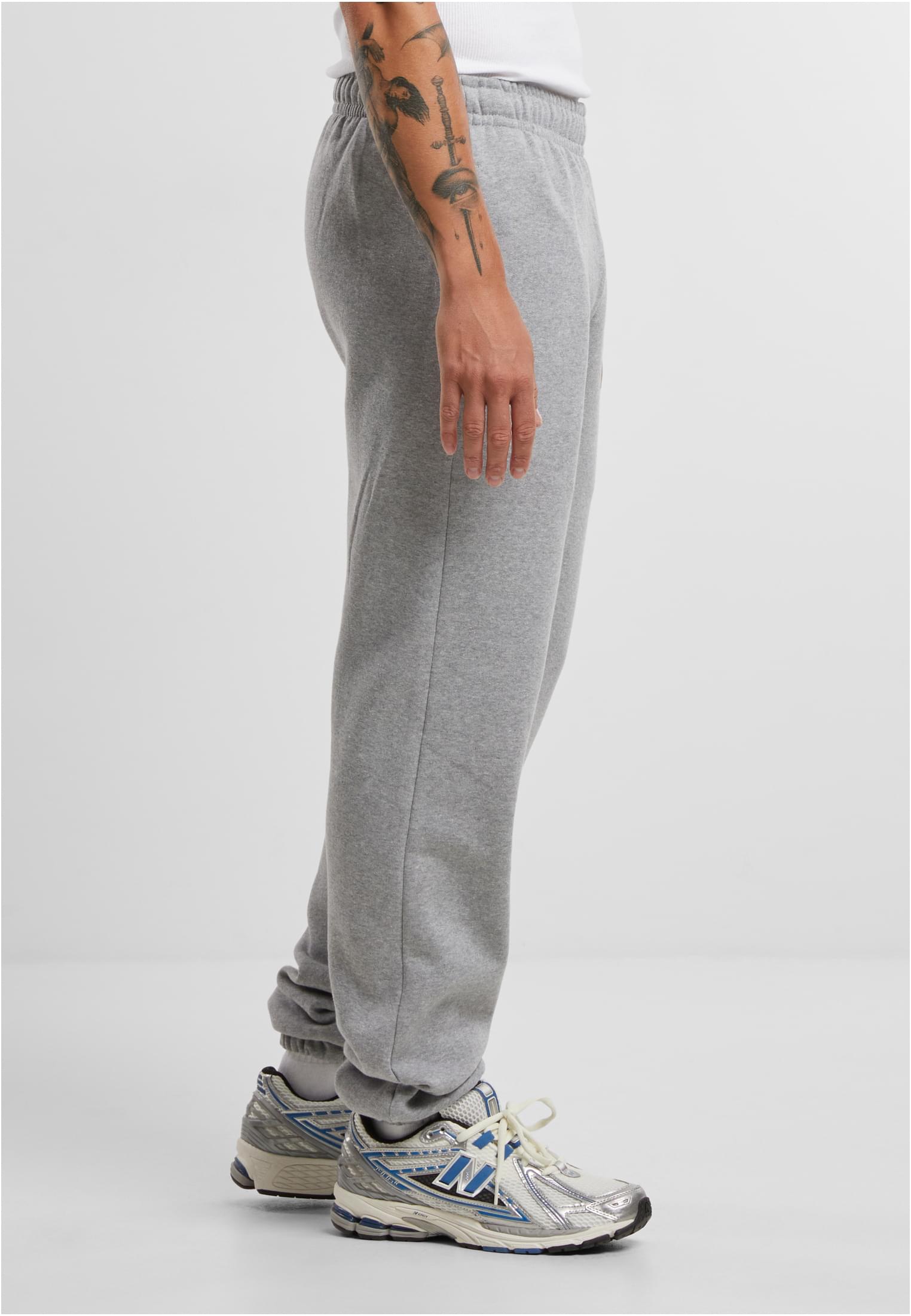 Basic Essential Sweatpants | heathergrey