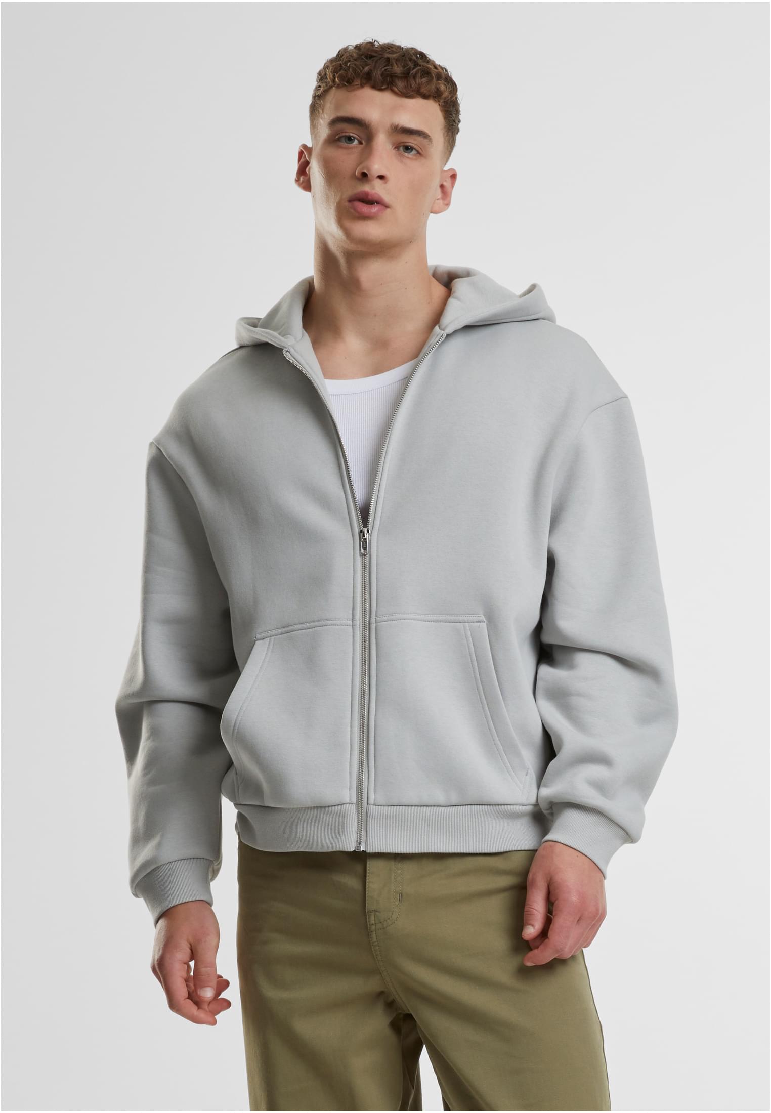 Fluffy Zip Hoody | lightasphalt