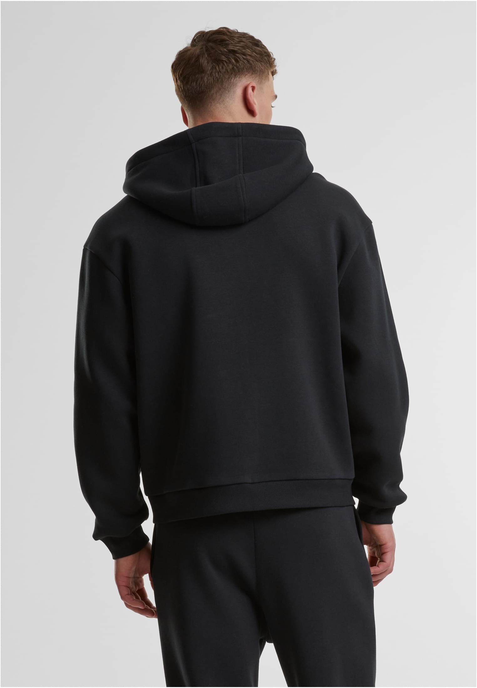 Fluffy Zip Hoody | black