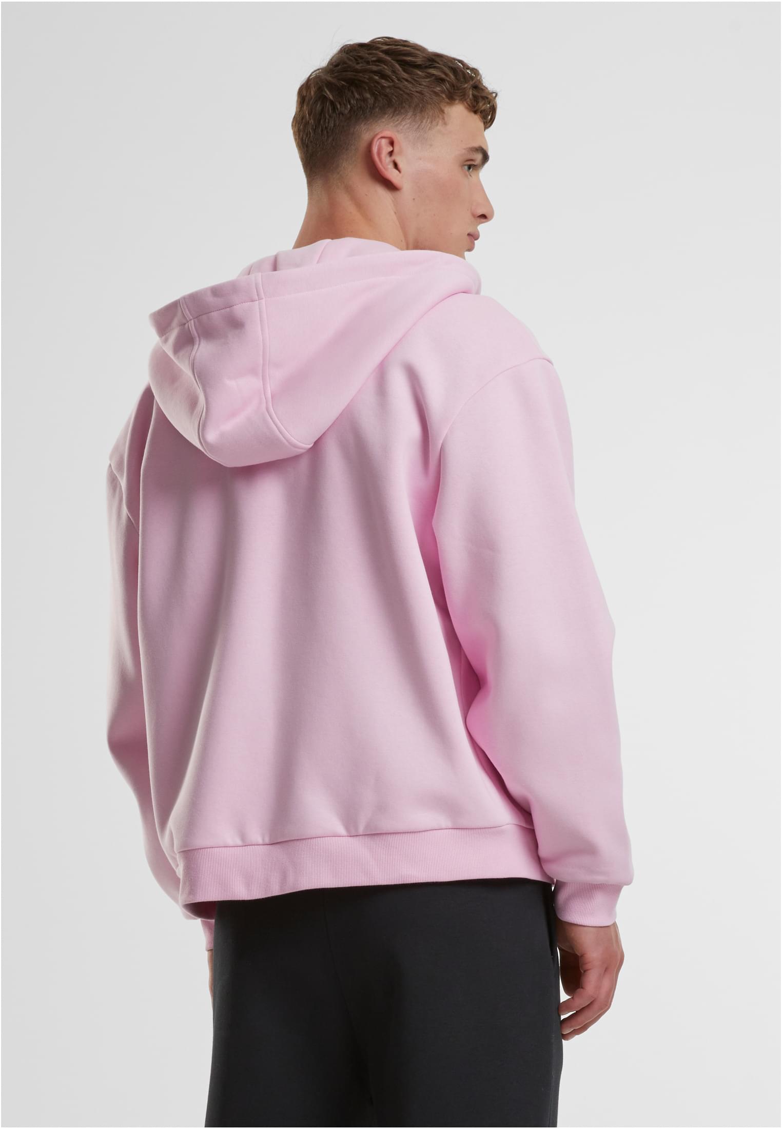 Fluffy Zip Hoody | softpink