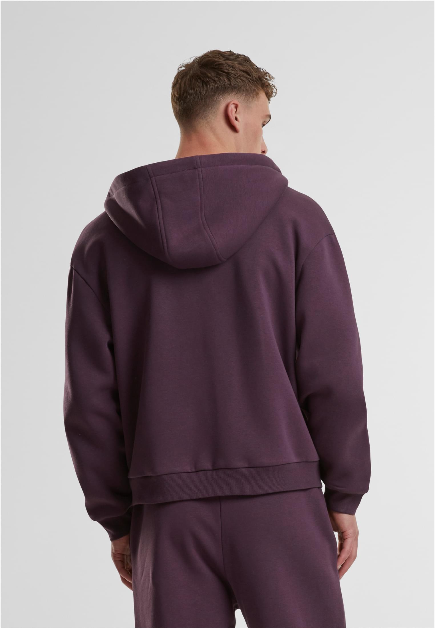 Fluffy Zip Hoody | plumpurple