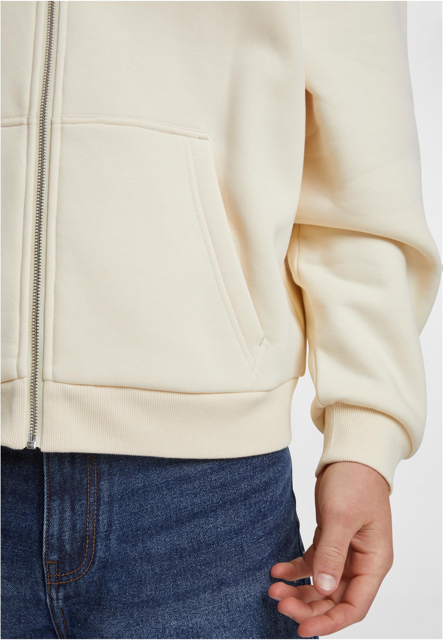 Fluffy Zip Hoody | whitesand