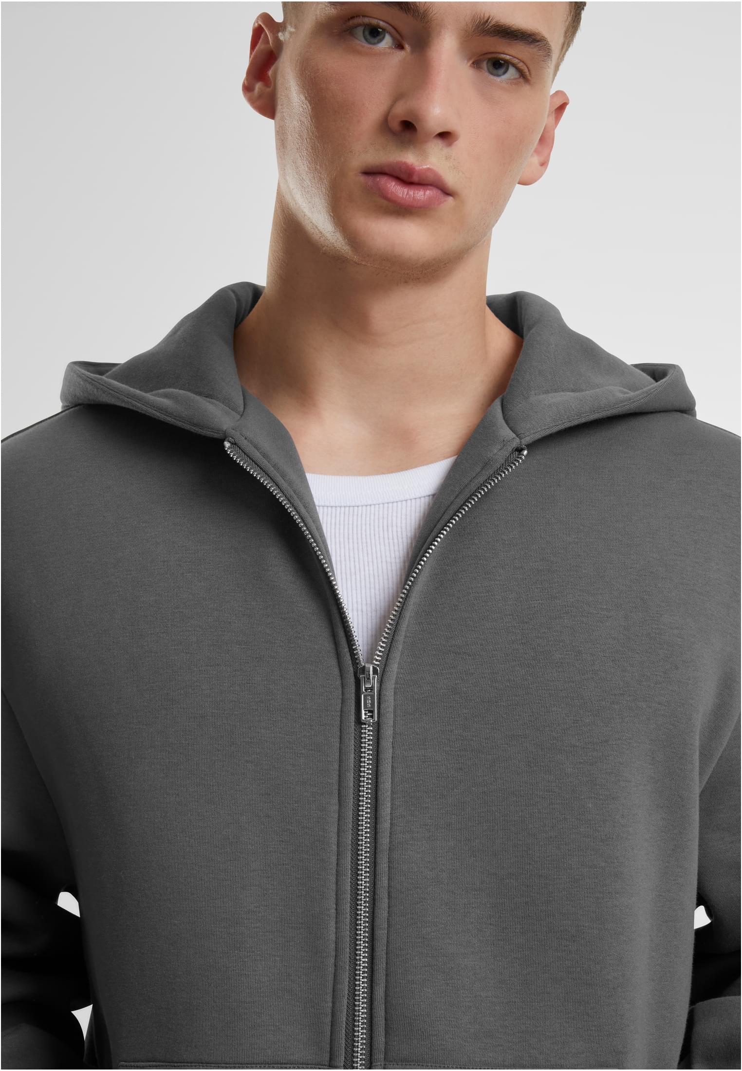 Fluffy Zip Hoody | magnet