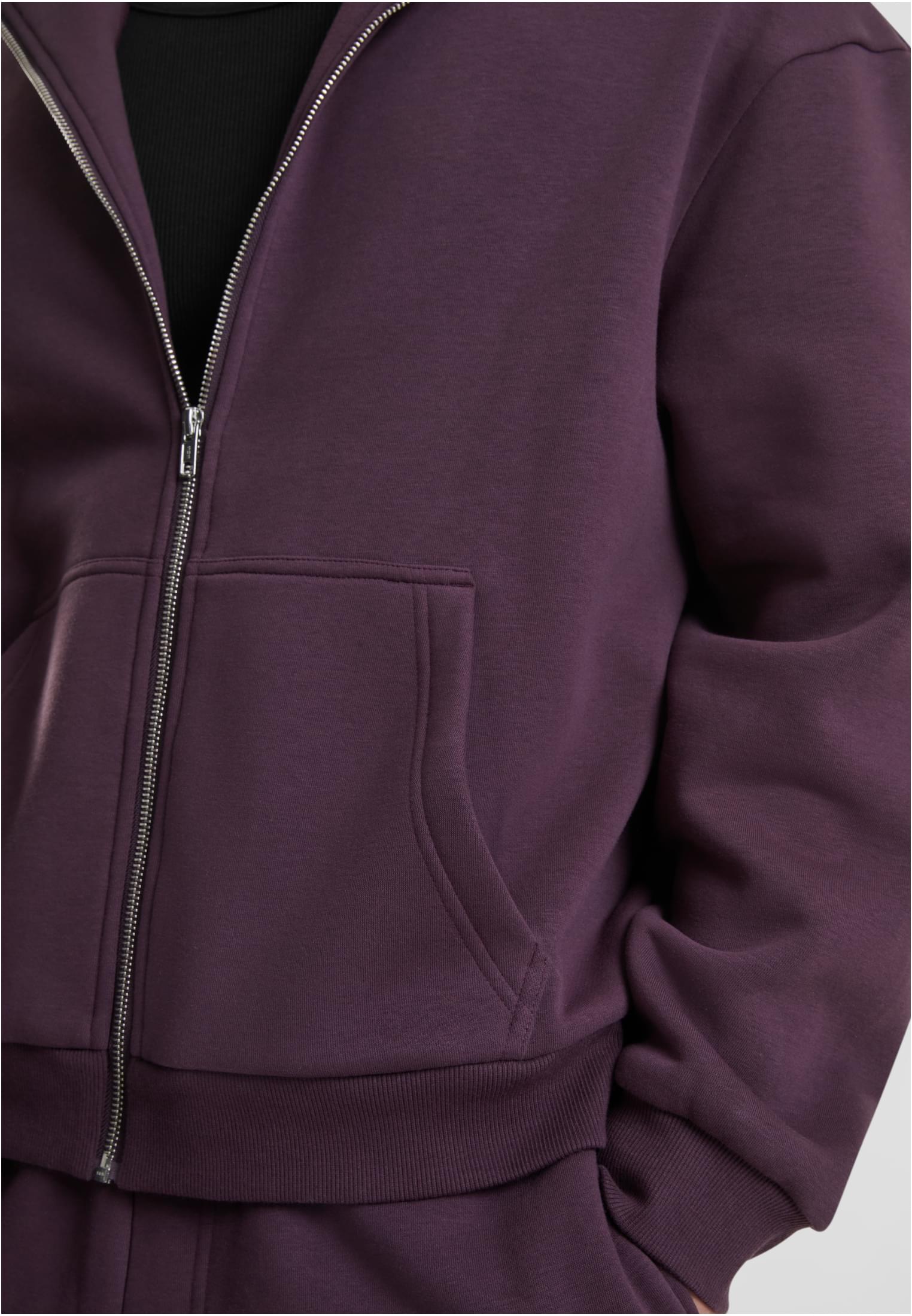 Fluffy Zip Hoody | plumpurple