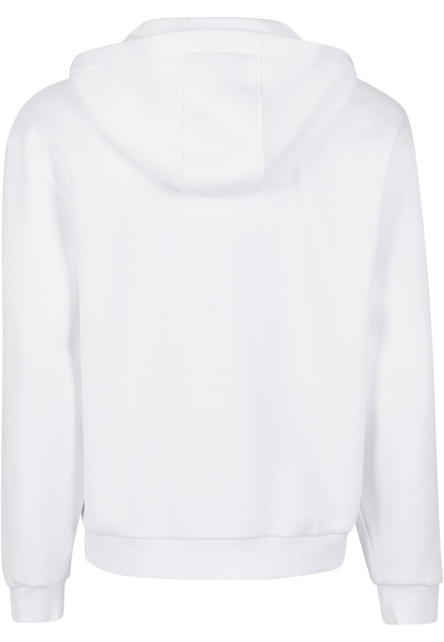 Fluffy Zip Hoody | white