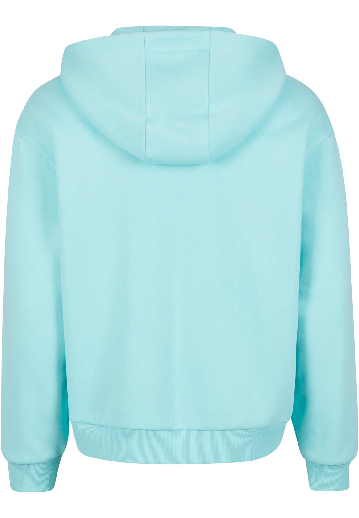 Fluffy Zip Hoody | berylblue