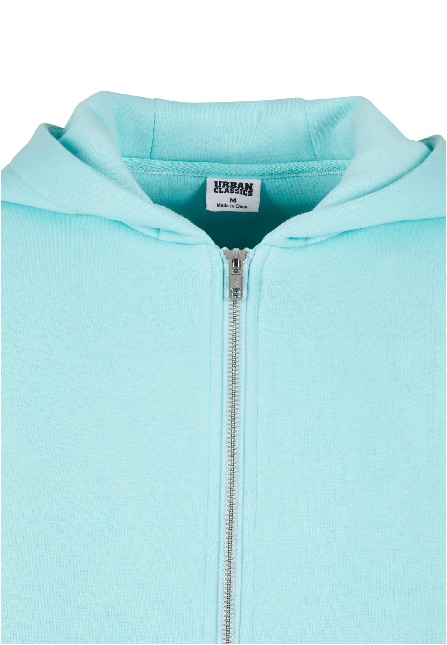 Fluffy Zip Hoody | berylblue