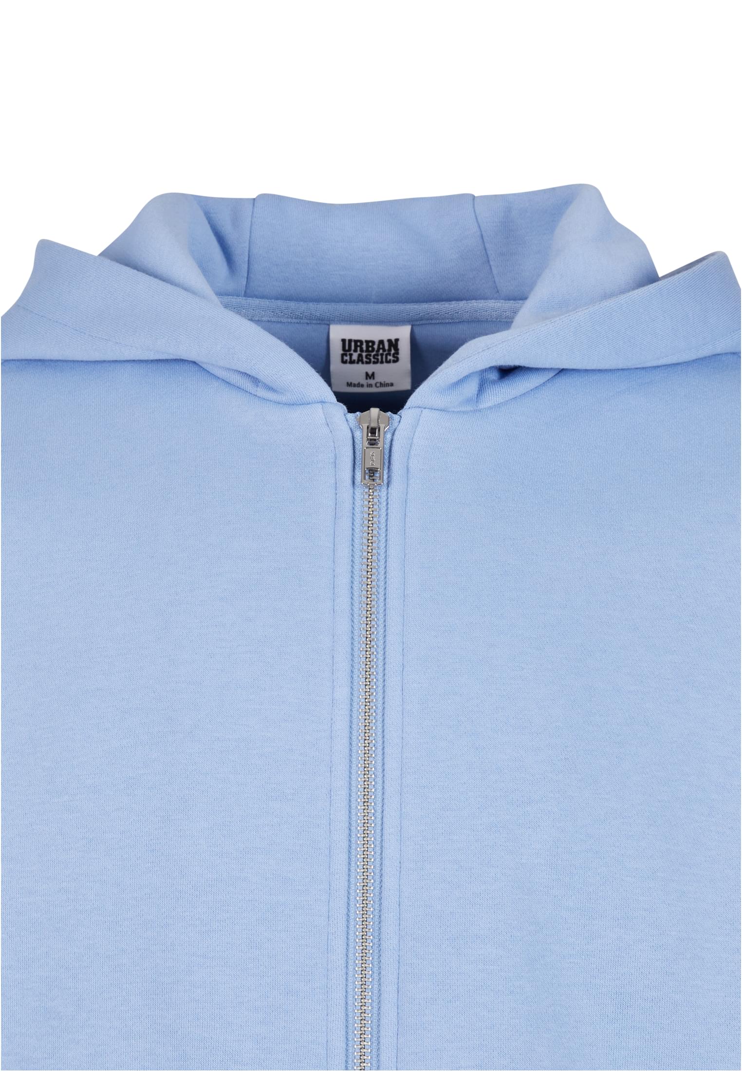 Fluffy Zip Hoody | powderblue