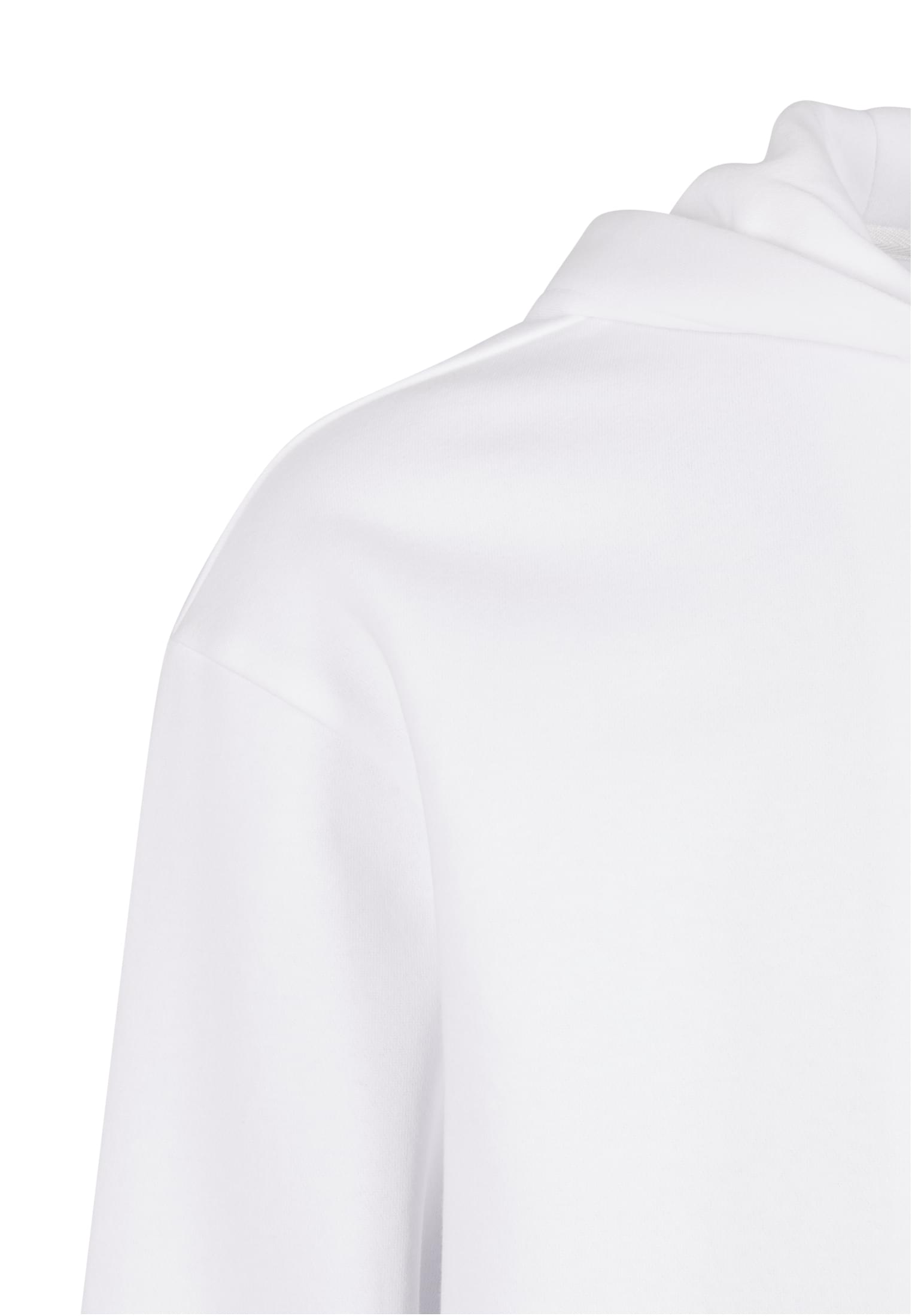 Fluffy Zip Hoody | white