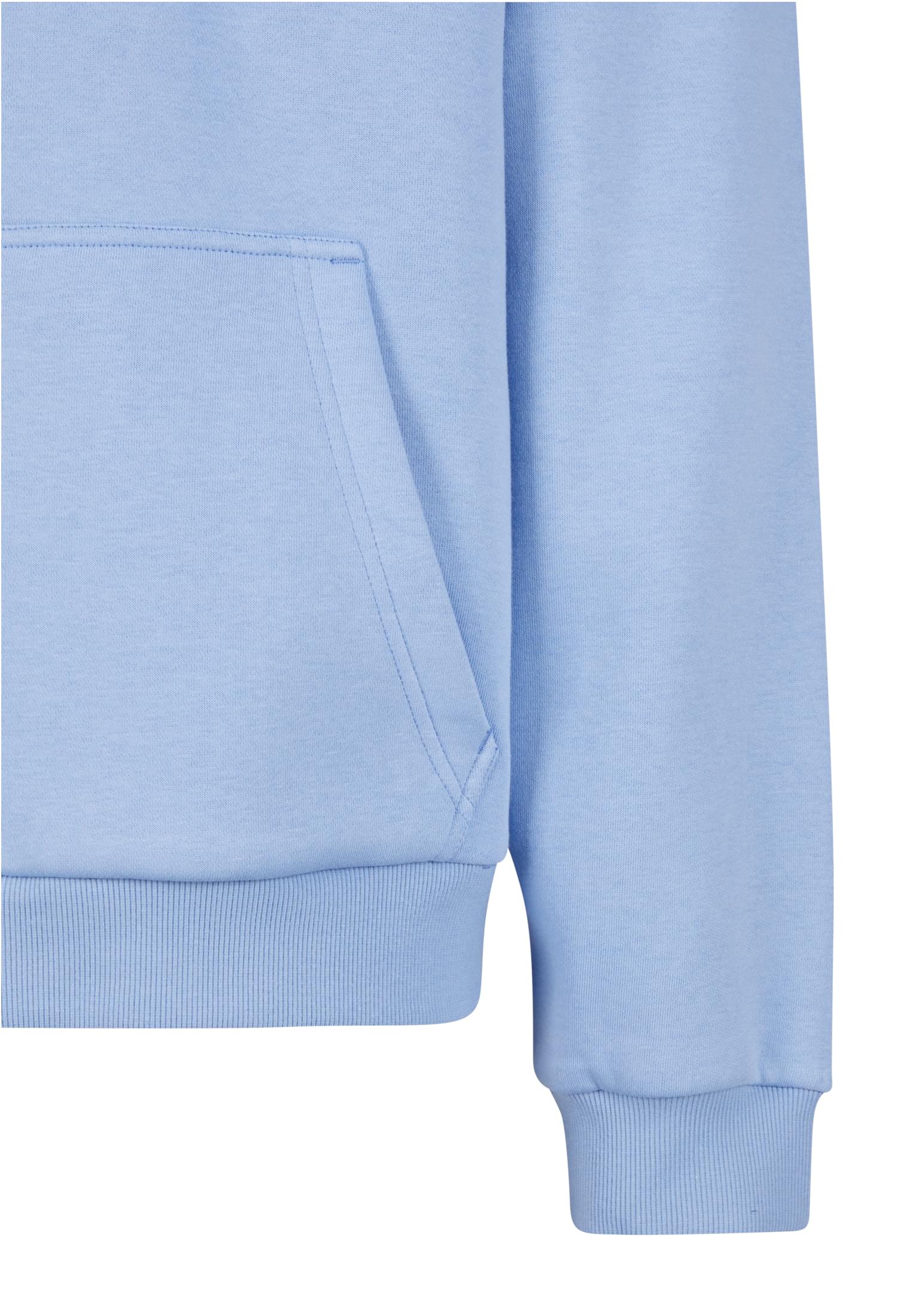 Fluffy Zip Hoody | powderblue