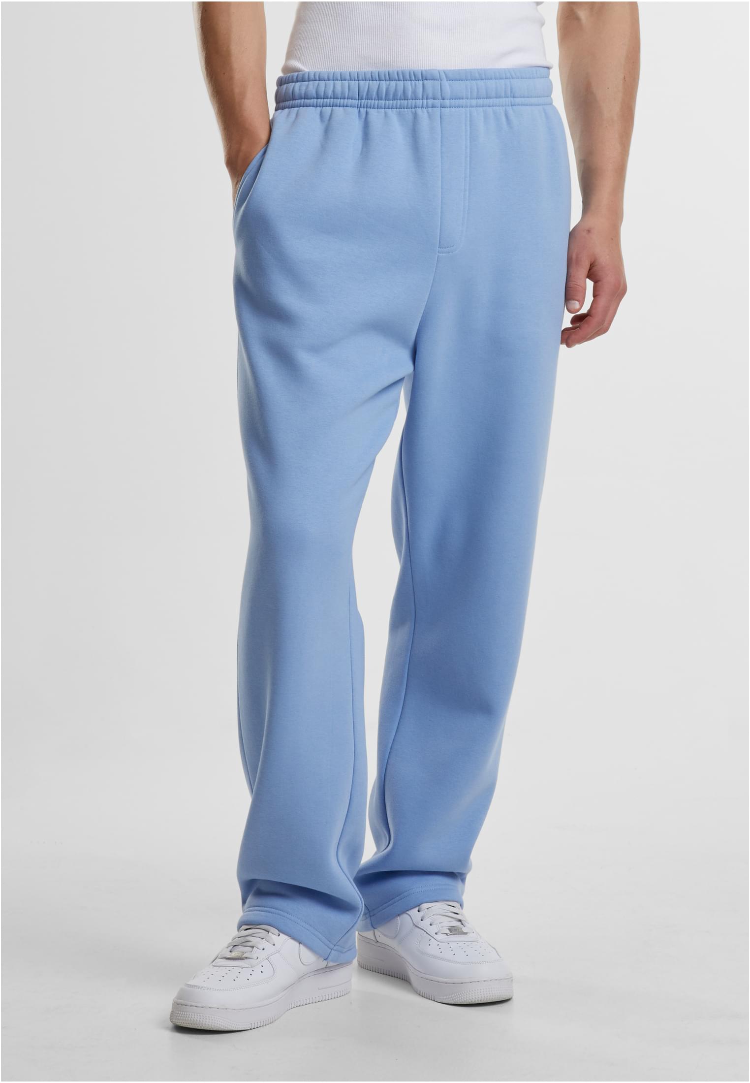 Fluffy Trackpants | powderblue