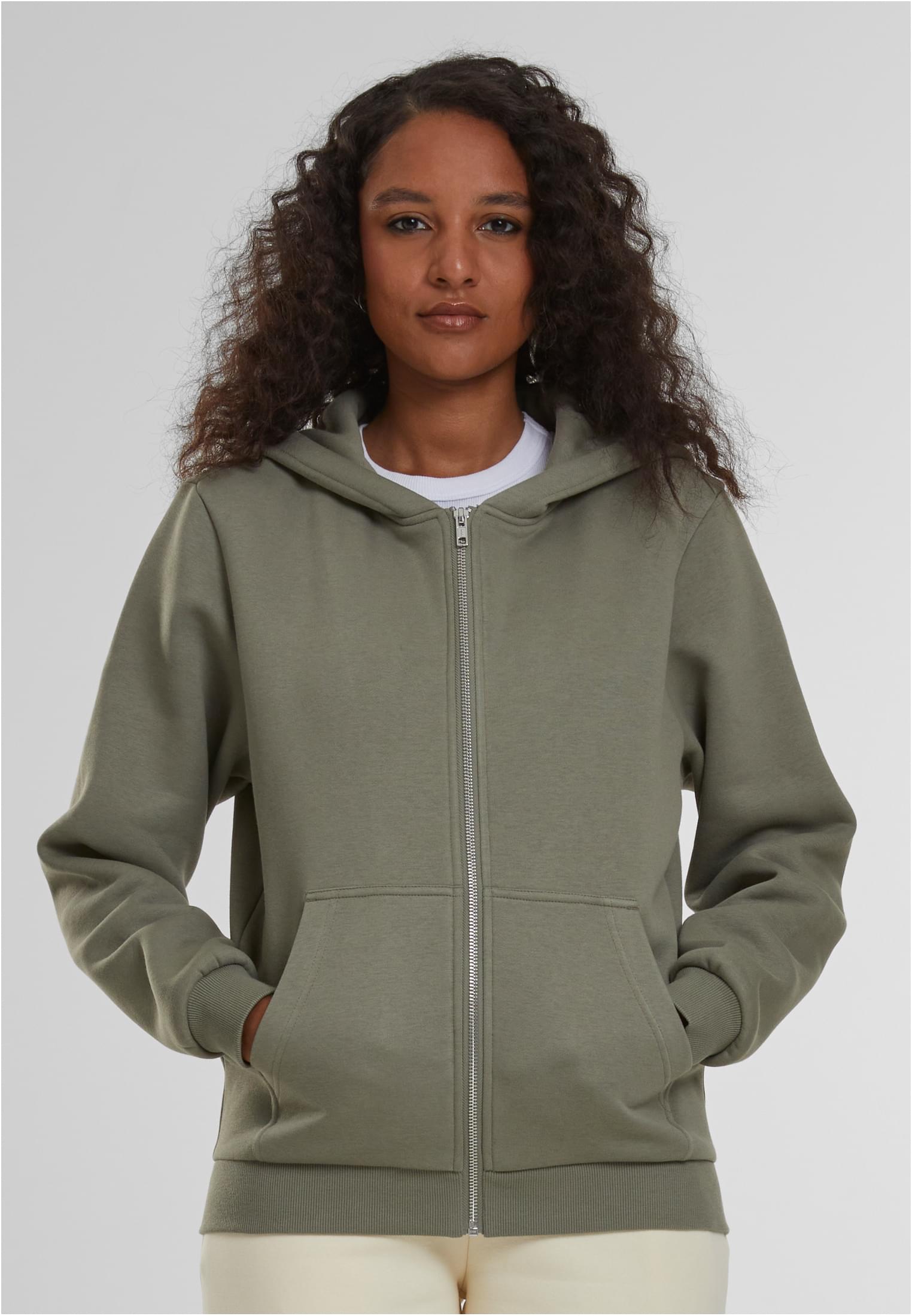 Ladies Fluffy Zip Hoody | paleolive