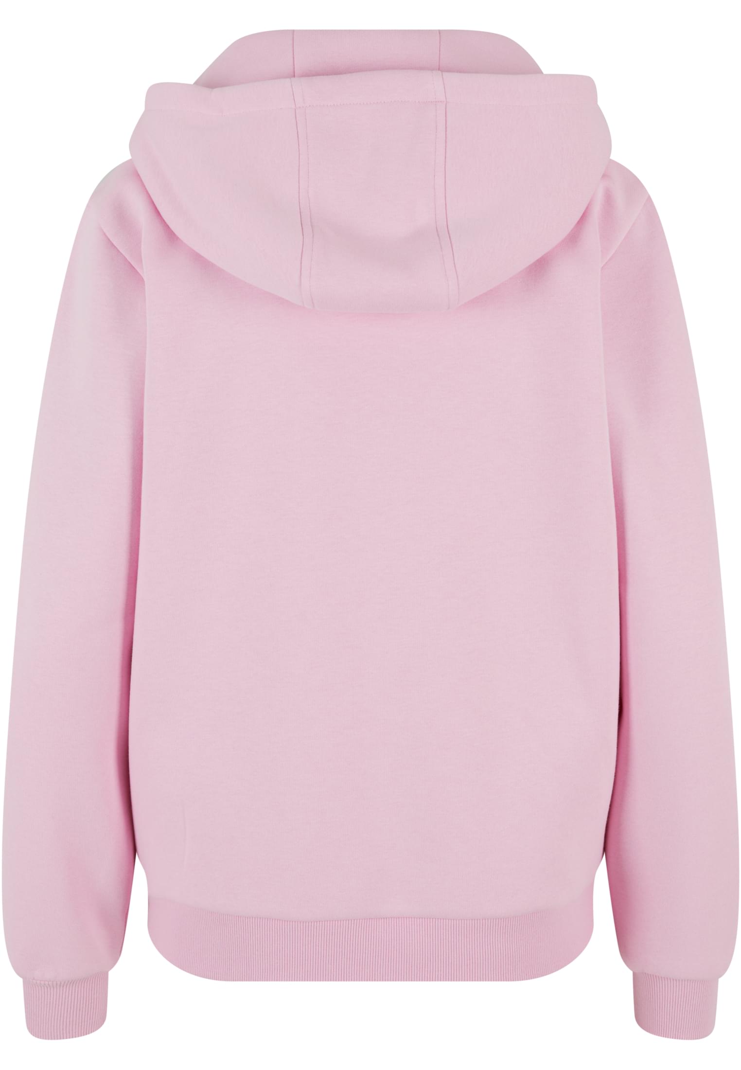 Ladies Fluffy Zip Hoody | softpink