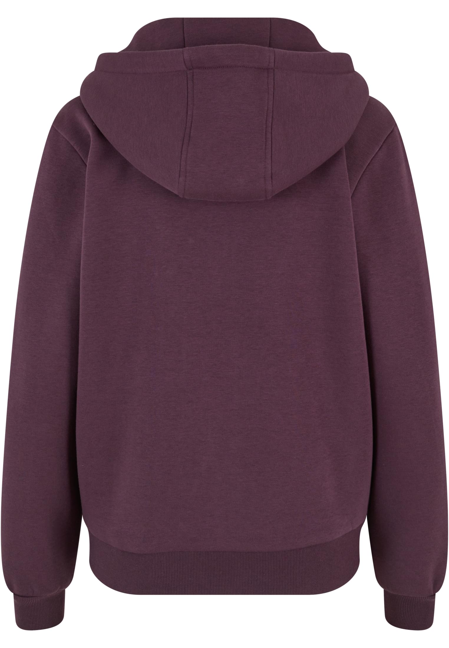 Ladies Fluffy Zip Hoody | plumpurple