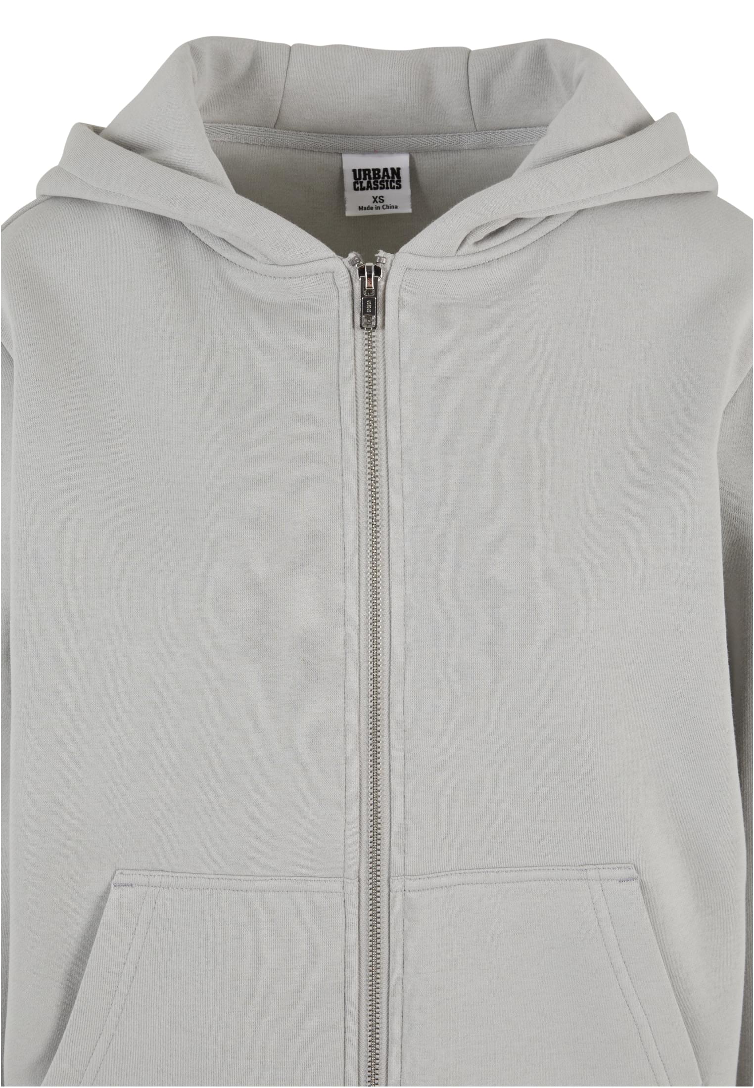 Ladies Fluffy Zip Hoody | lightasphalt