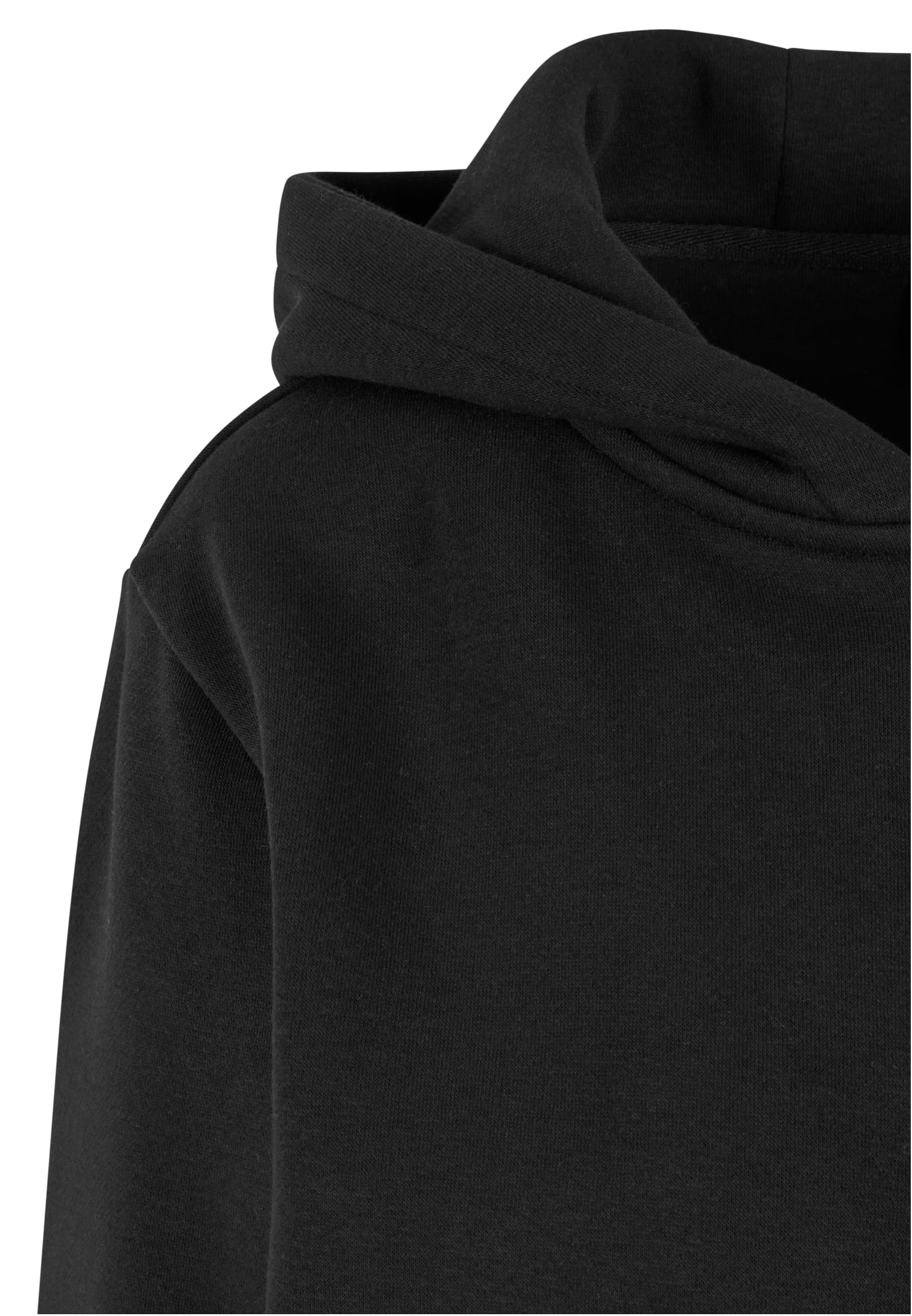 Ladies Fluffy Zip Hoody | black