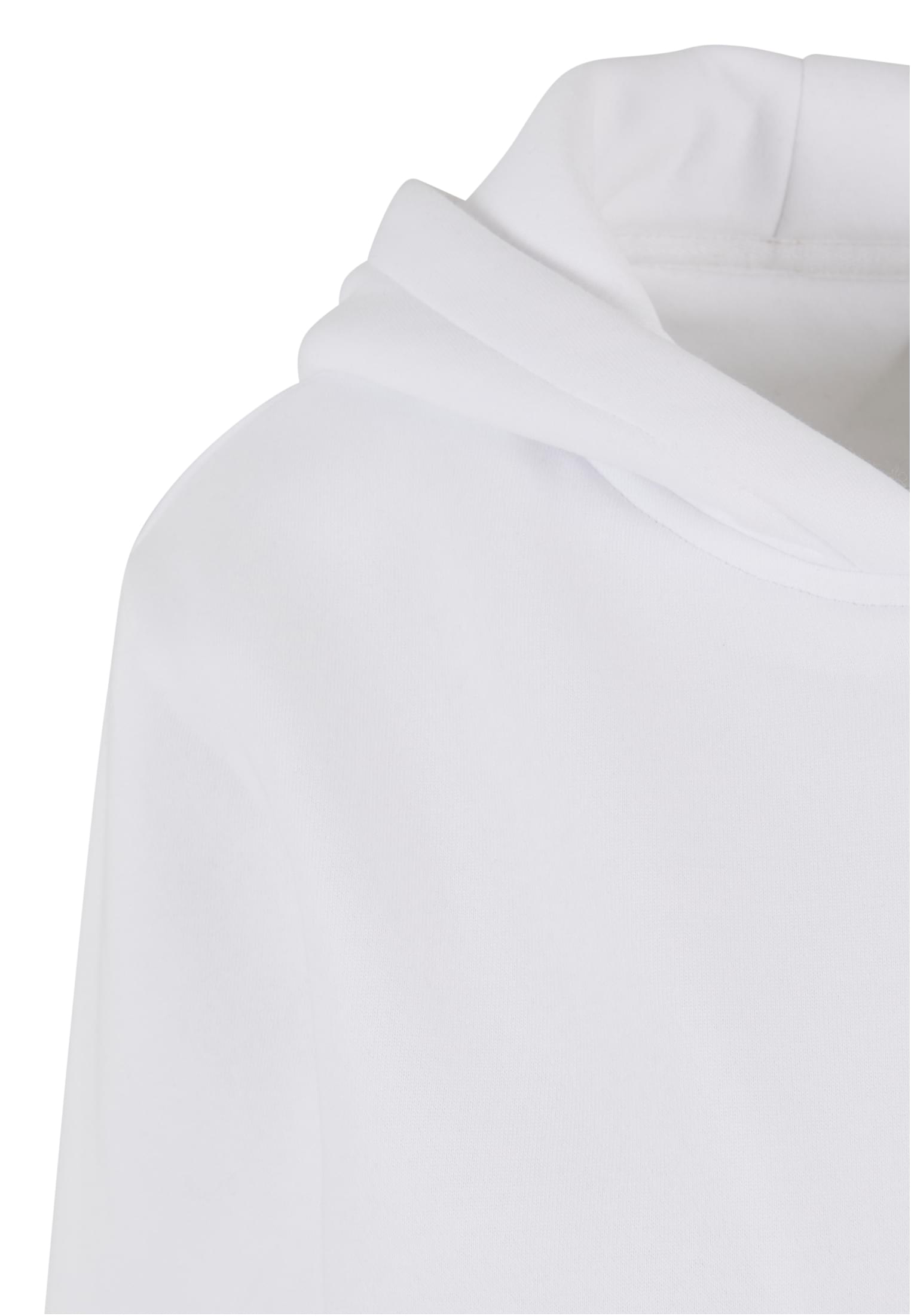 Ladies Fluffy Zip Hoody | white