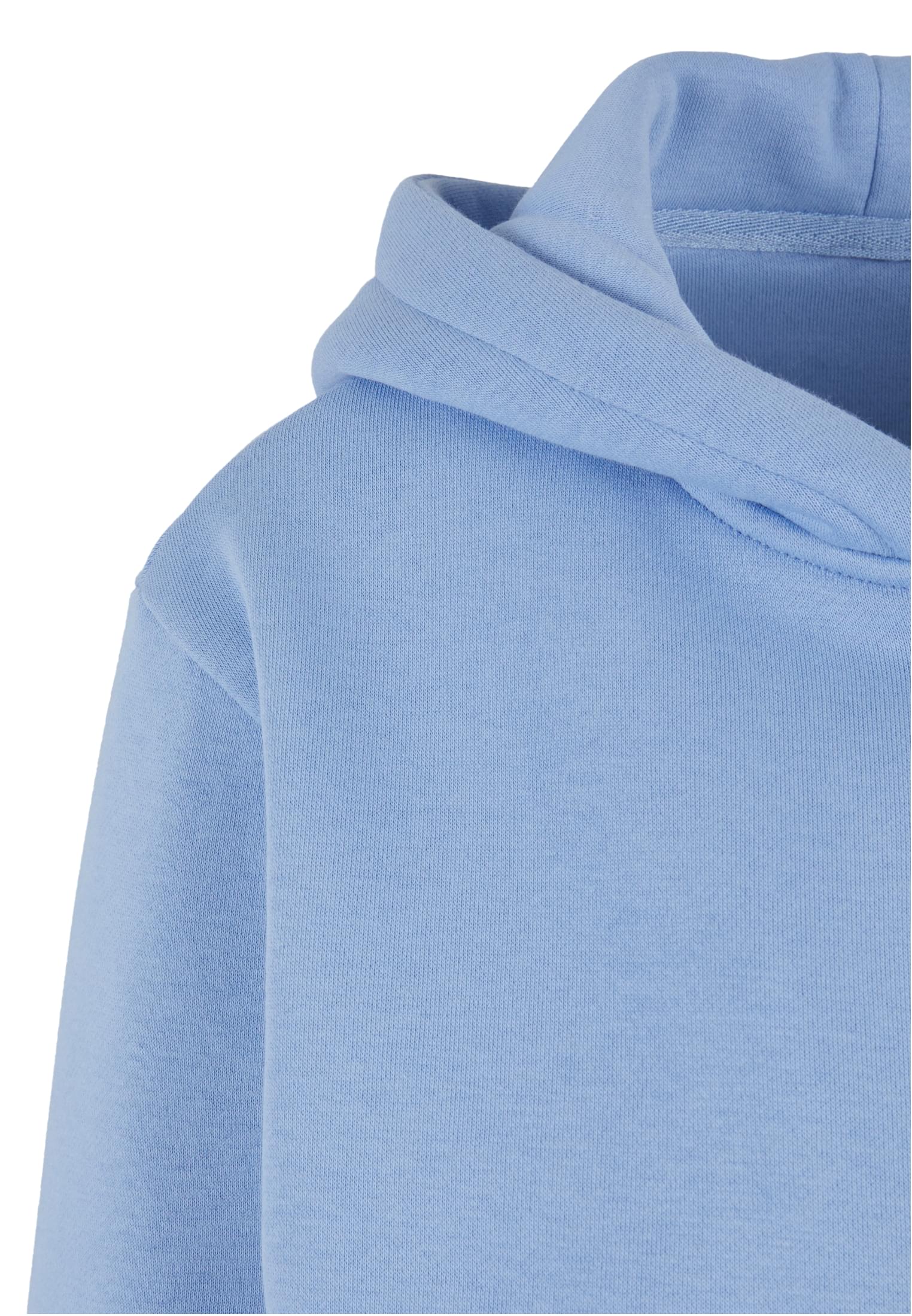 Ladies Fluffy Zip Hoody | powderblue