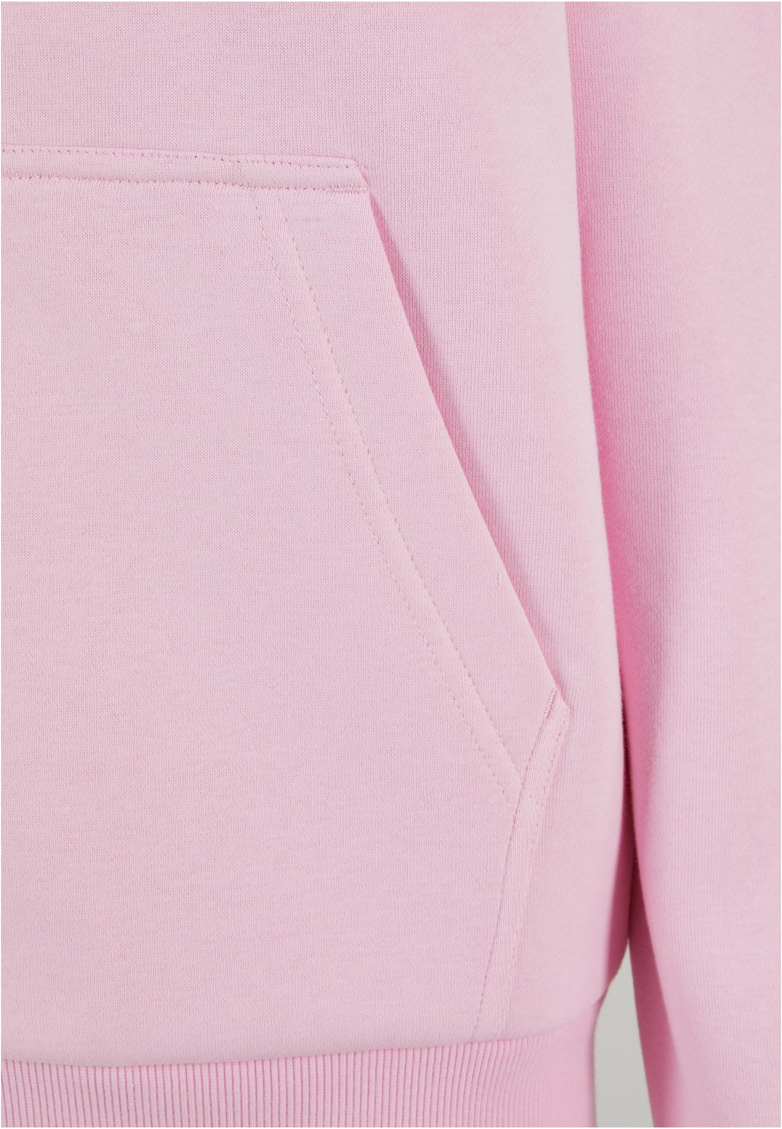 Ladies Fluffy Zip Hoody | softpink