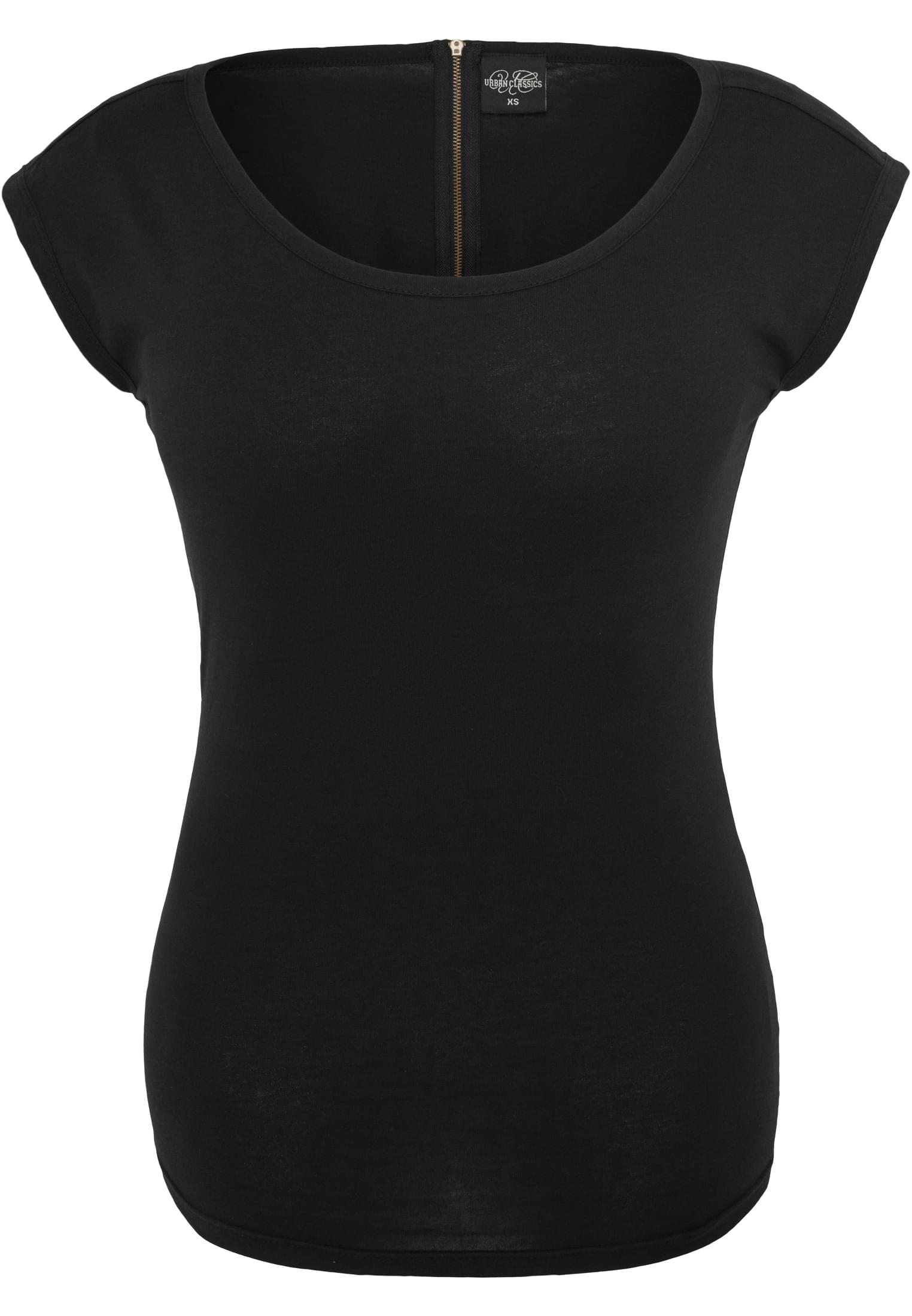 Ladies Backzipper Tee | black