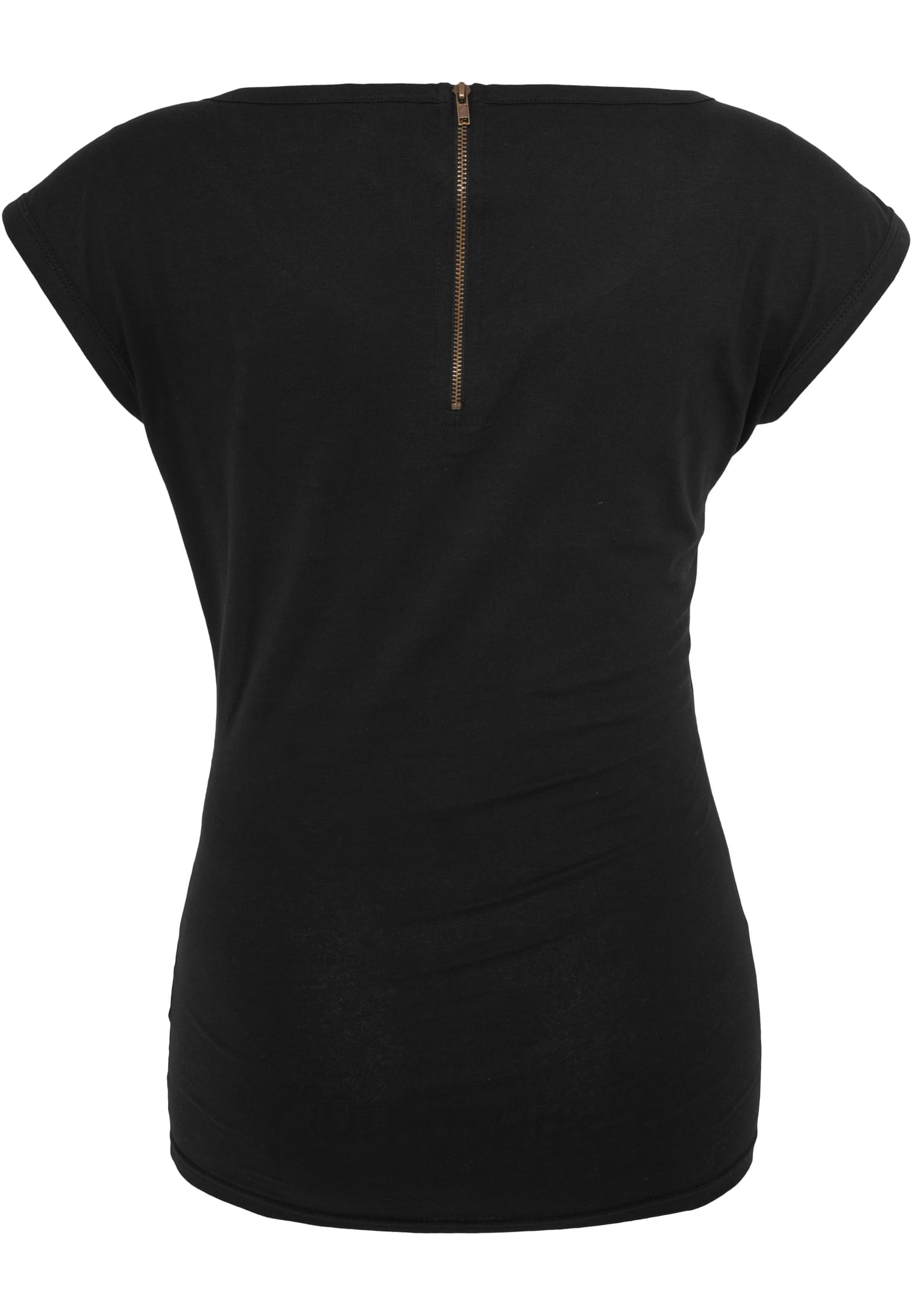 Ladies Backzipper Tee | black