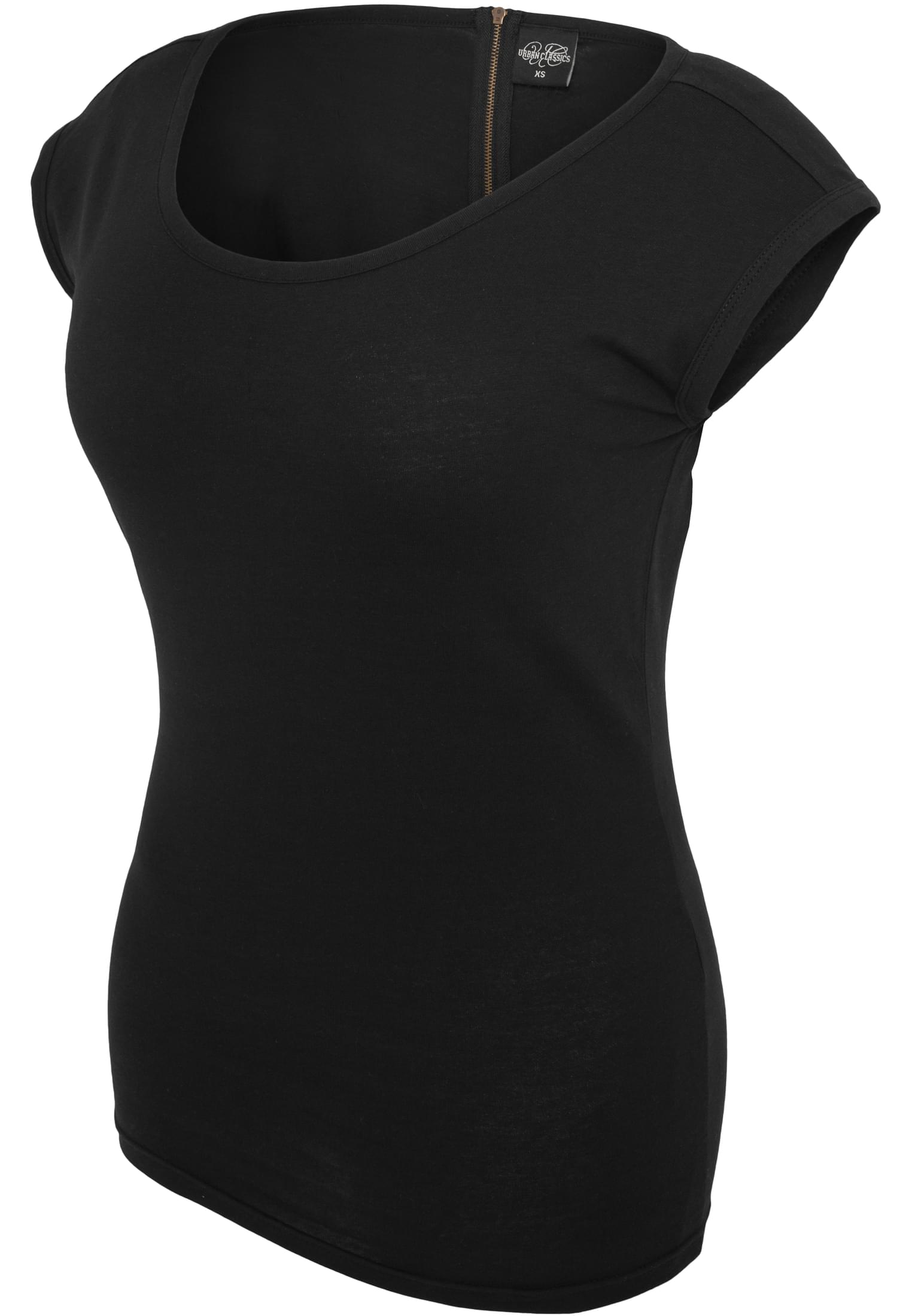 Ladies Backzipper Tee | black