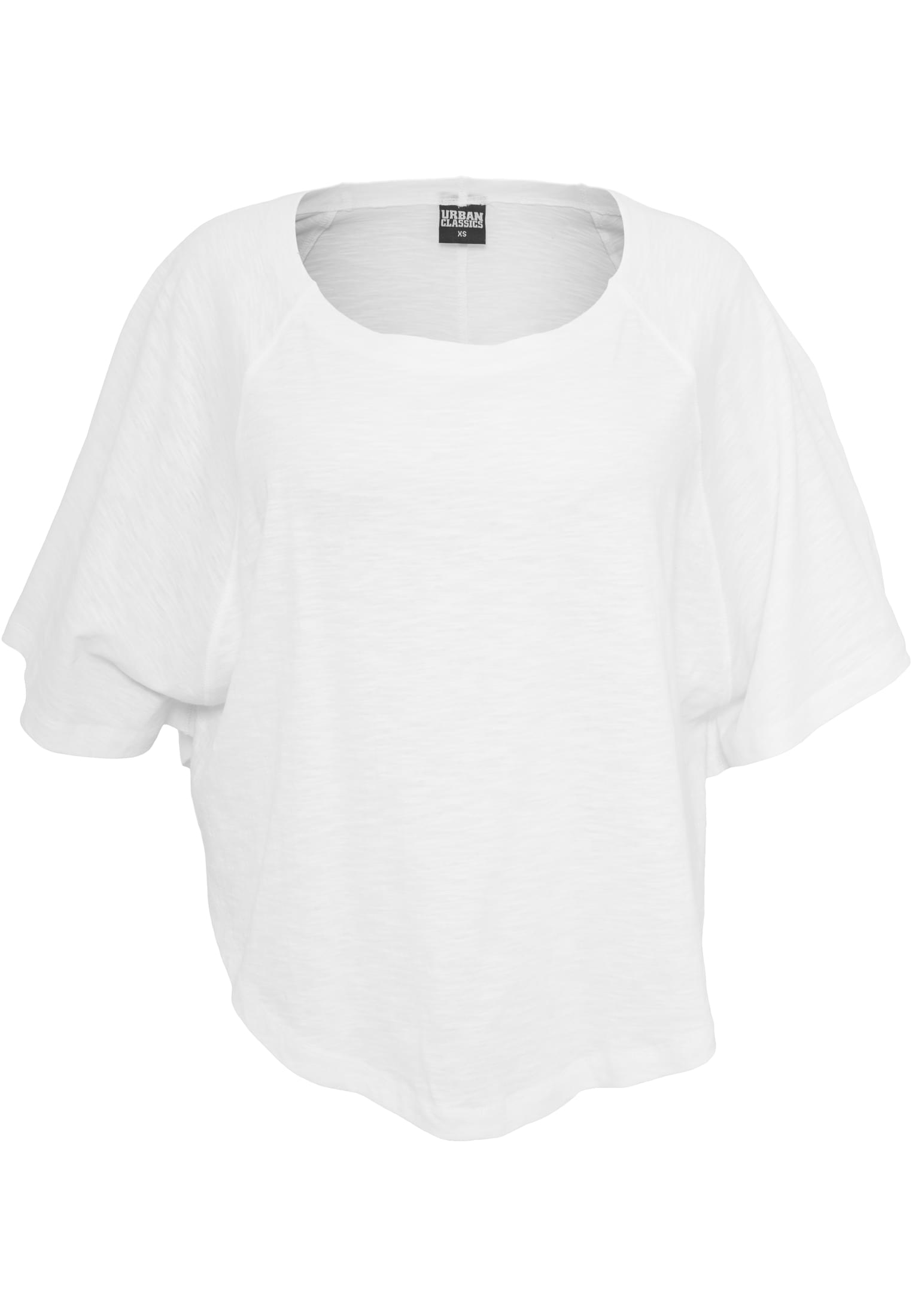 Ladies Bat Slub Tee | white