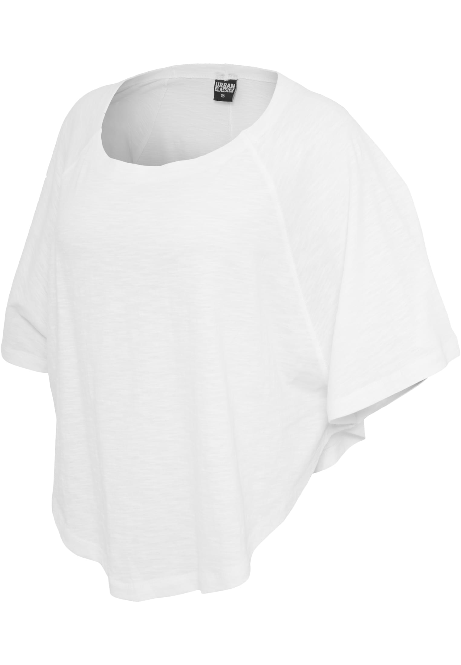 Ladies Bat Slub Tee | white