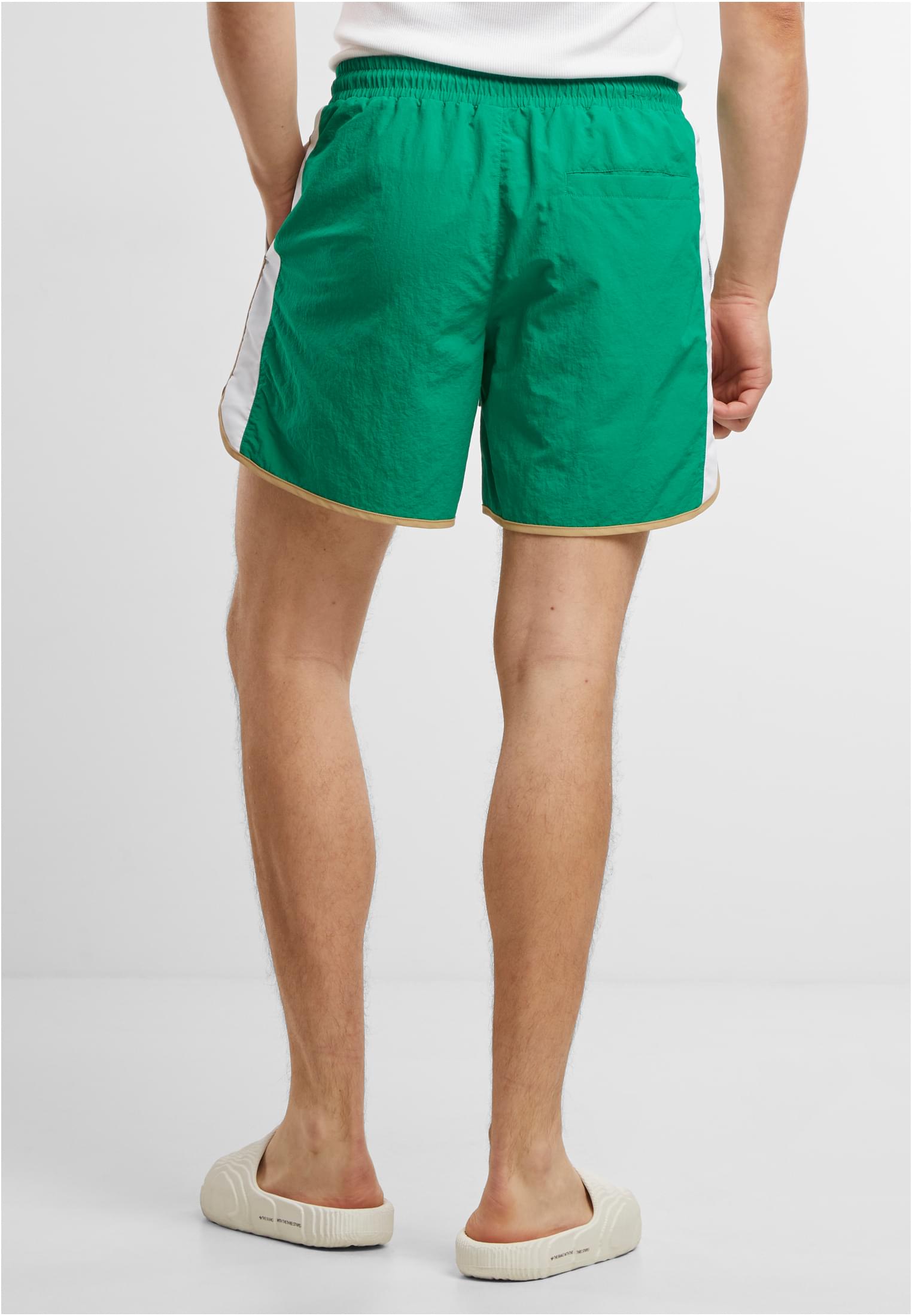 Retro Look Swim Shorts | froggreen