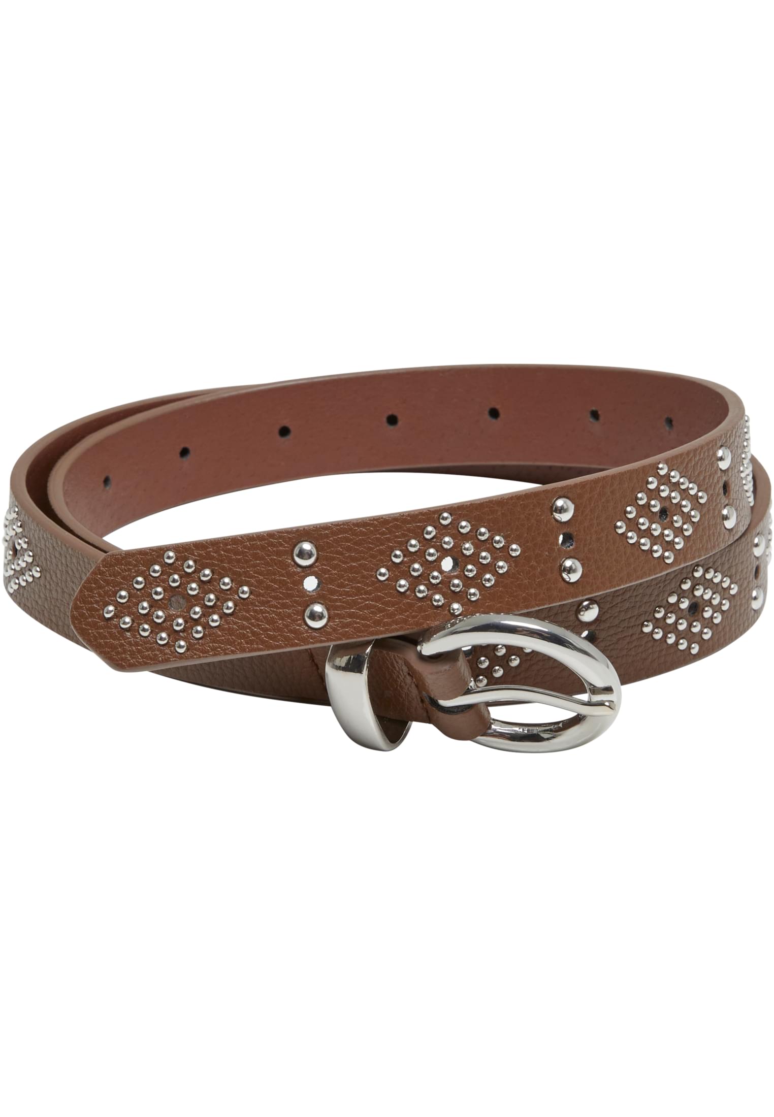 Ladies Rivet Belt | brown