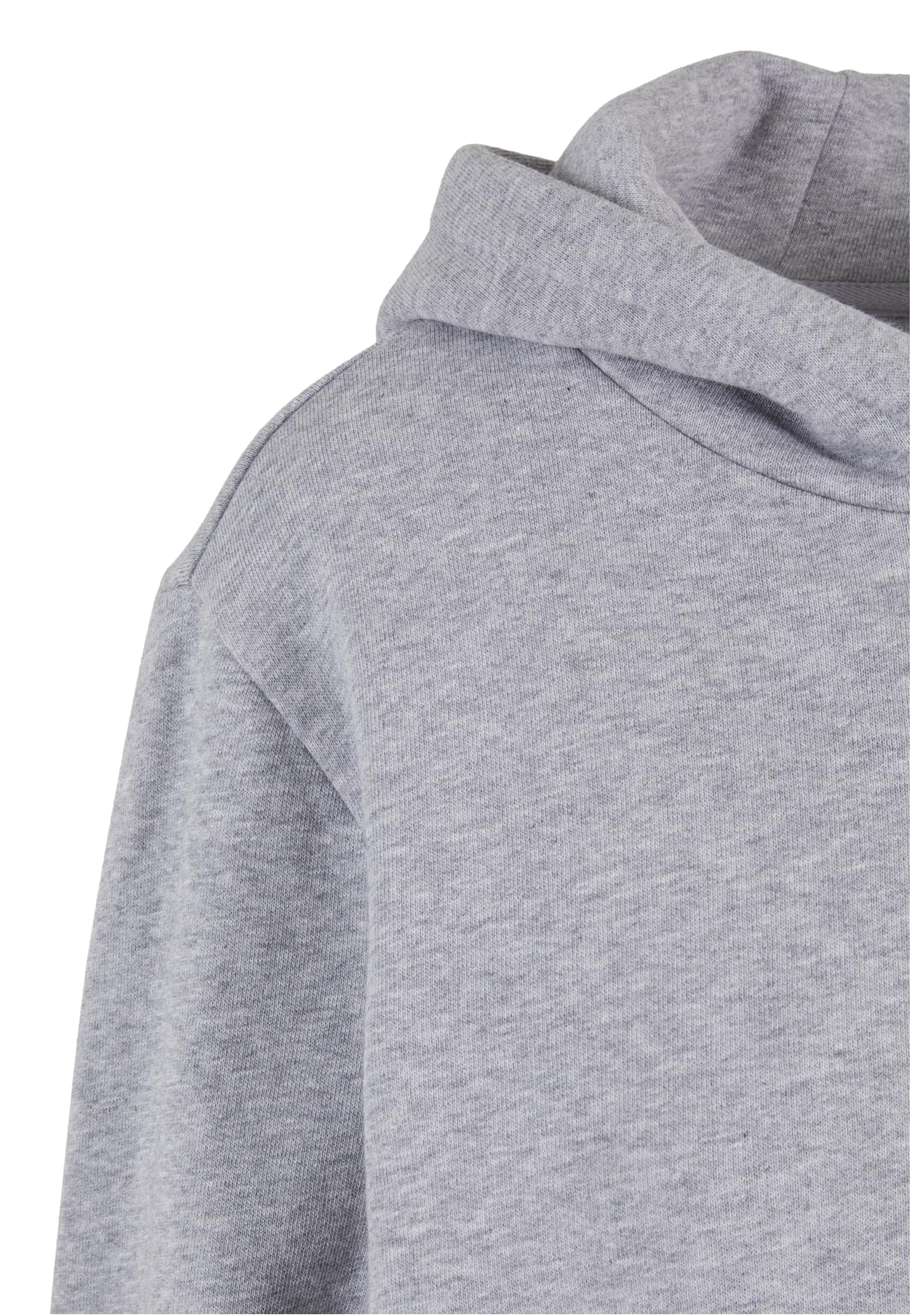 Ladies Organic Loose Brushed Fleece Hoody | melange