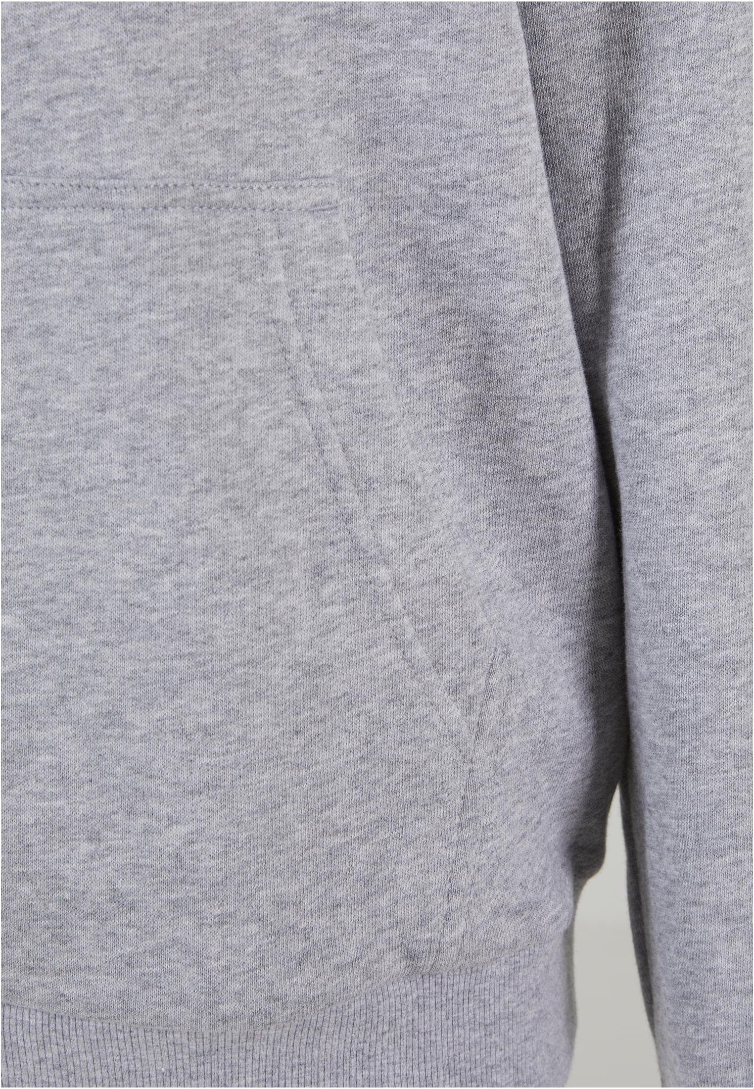 Ladies Organic Loose Brushed Fleece Hoody | melange