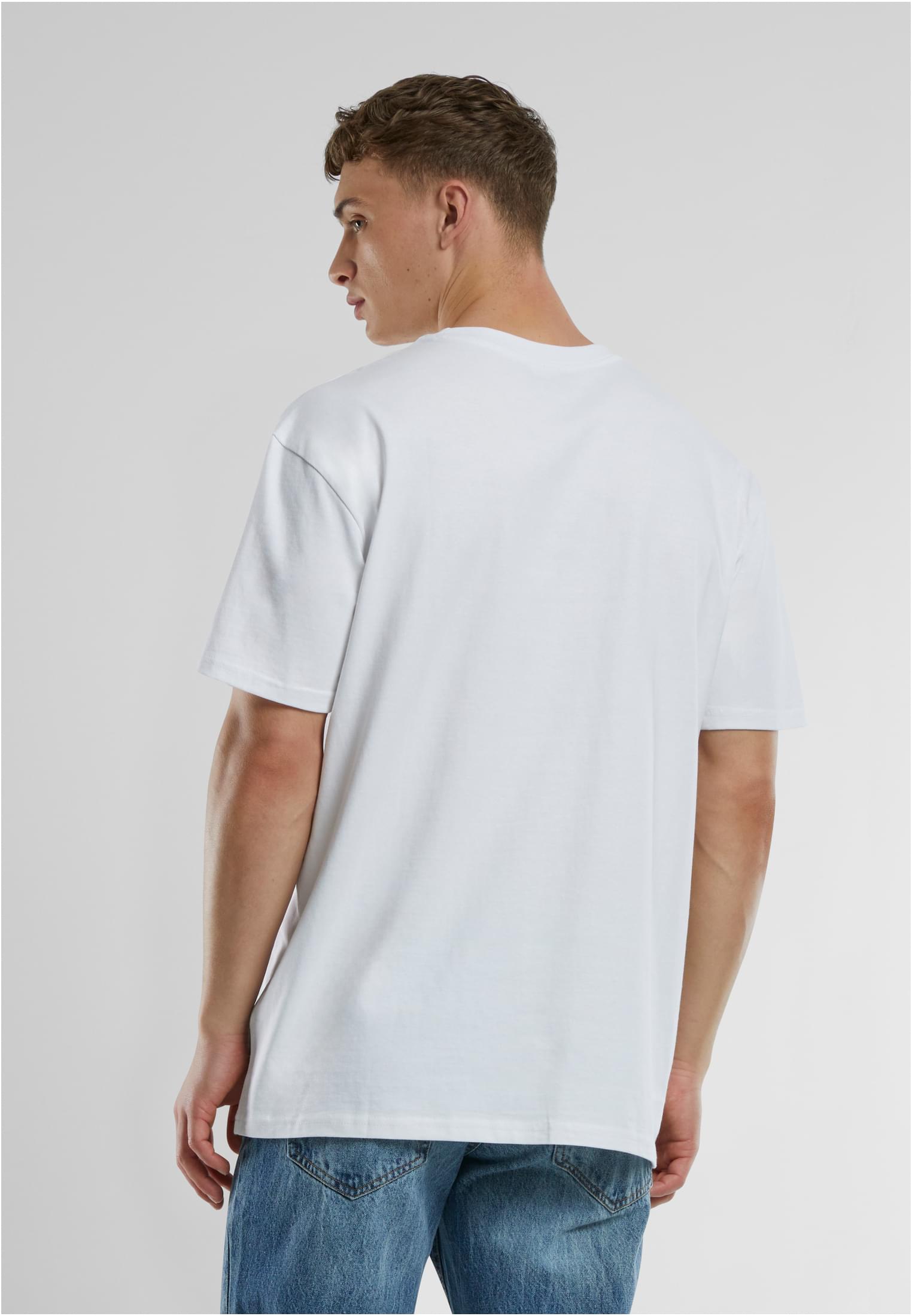 UC Cursive Bold Logo Heavy Oversized Tee | white